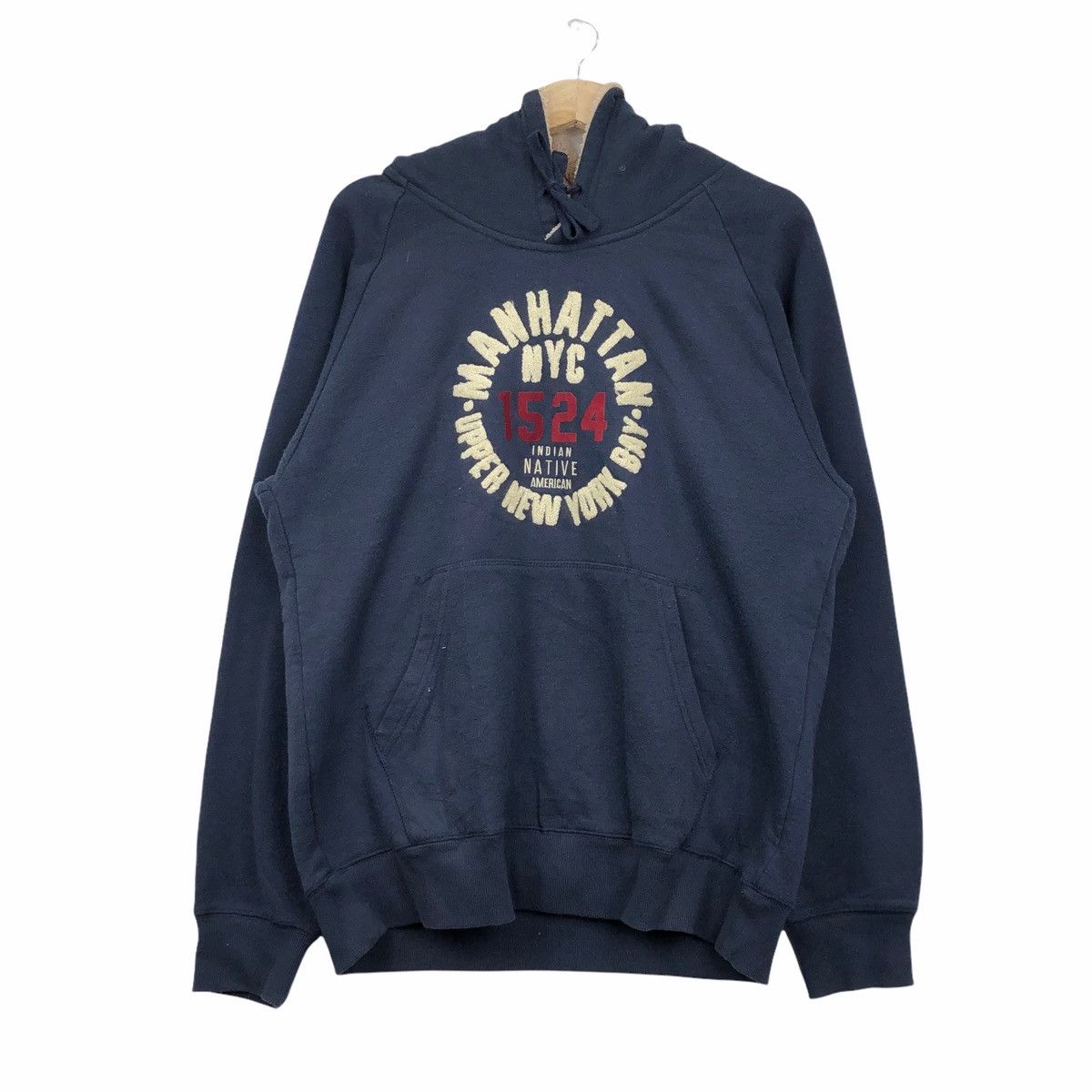 Vintage Manhattan New York City American Sherpa Hoodie