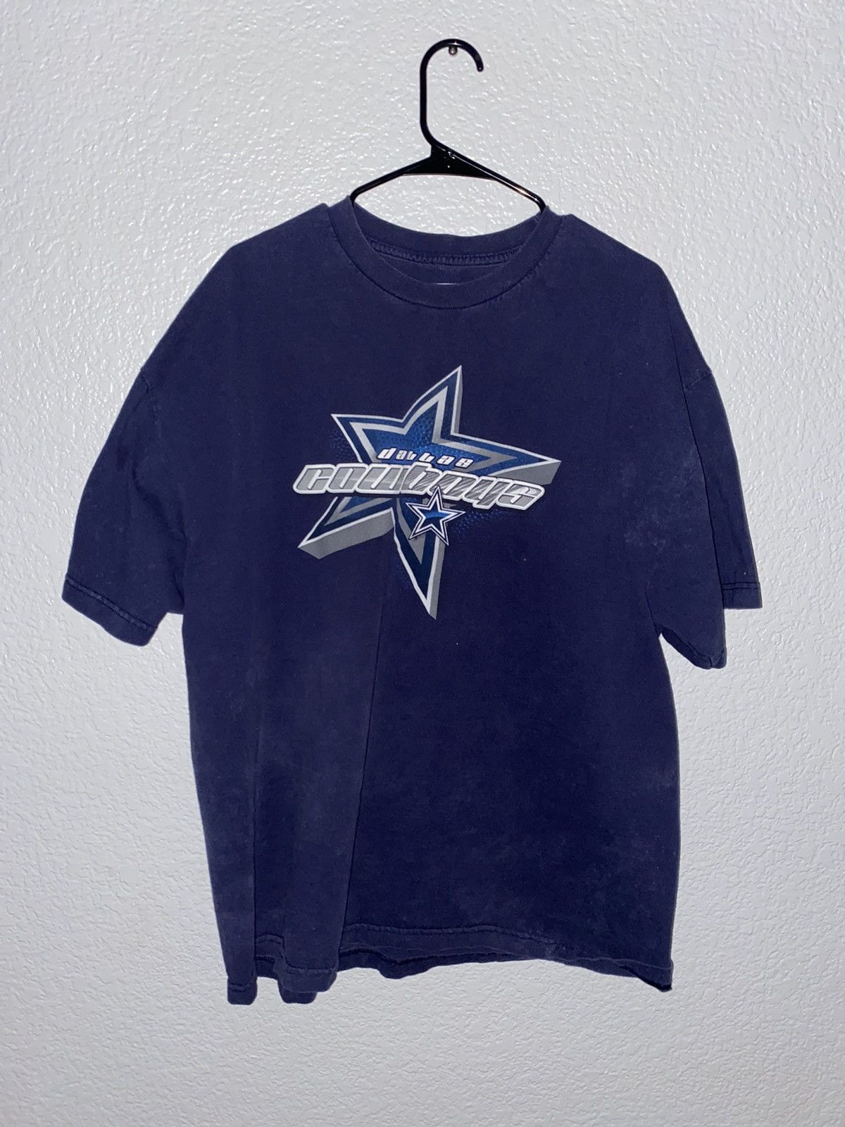 Vtg 90s NFL Dallas Cowboys Single Stitch Printed T-shirt 