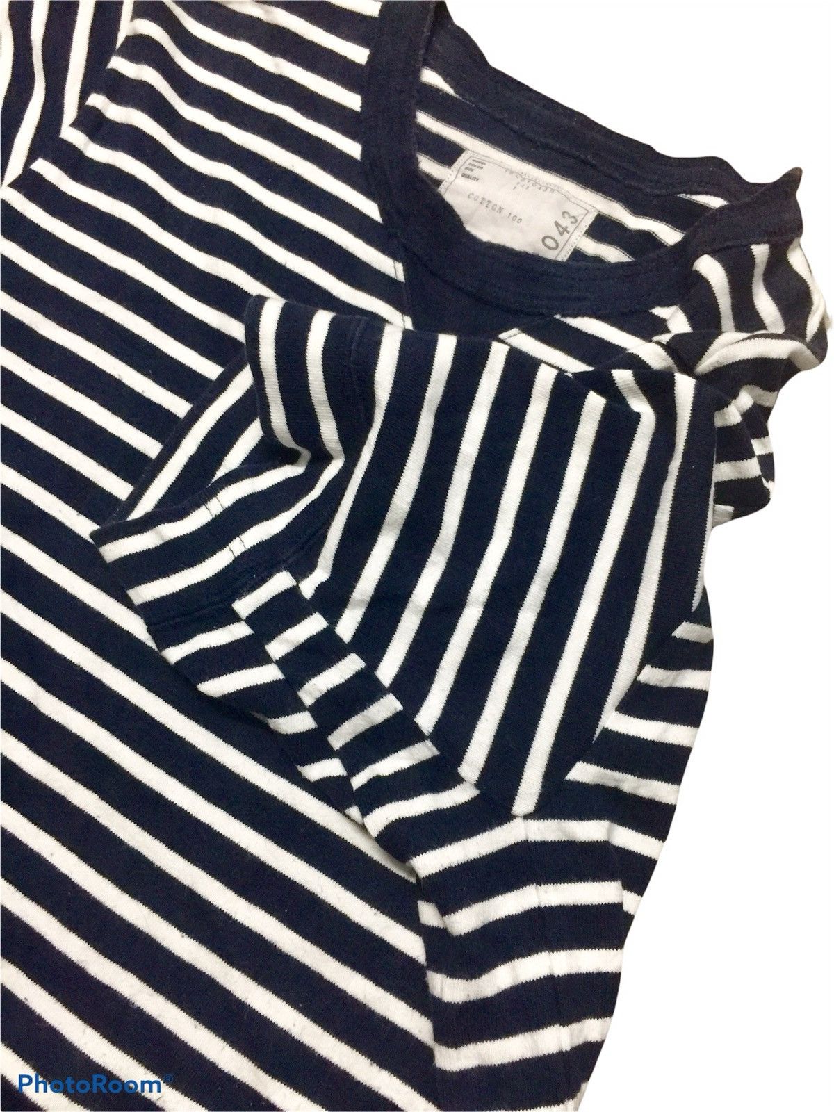 Sacai SACAI Striped T-shirt 1043 Size US S / EU 44-46 / 1 - 4 Thumbnail