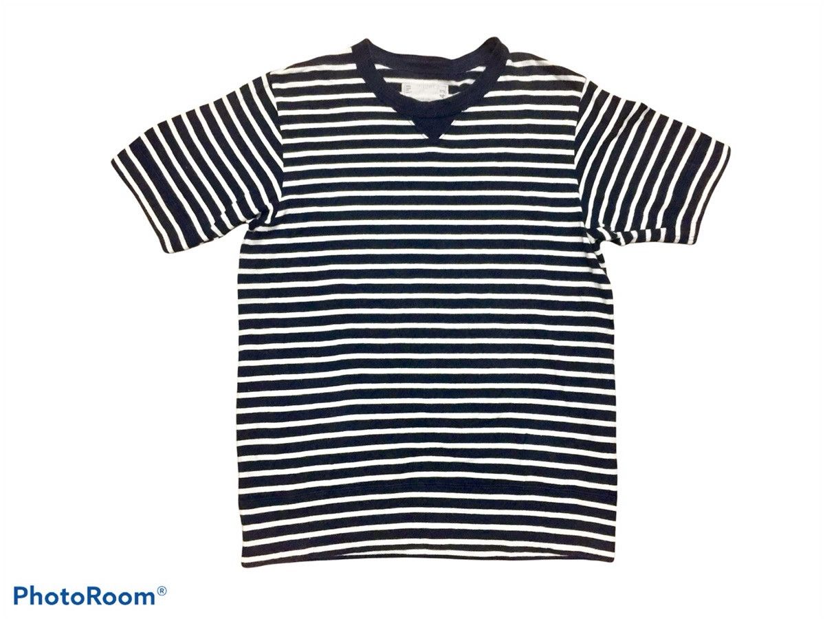 Sacai SACAI Striped T-shirt 1043 Size US S / EU 44-46 / 1 - 1 Thumbnail