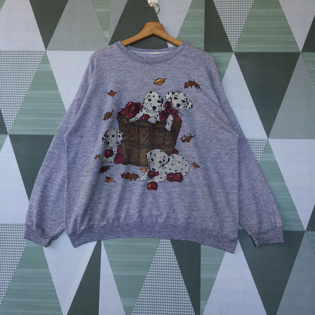 Dalmatian Dog Sweatshirt Pullover Jumper Sweatshirt
