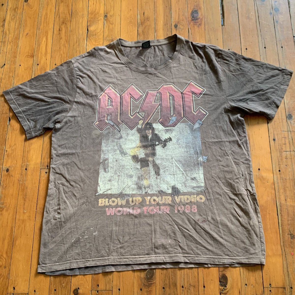 Ac/Dc × Vintage Vintage AC/DC merch tee (original) | Grailed