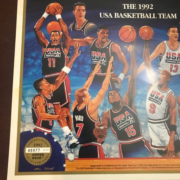 Vintage 1992 Dream Team Poster | Grailed