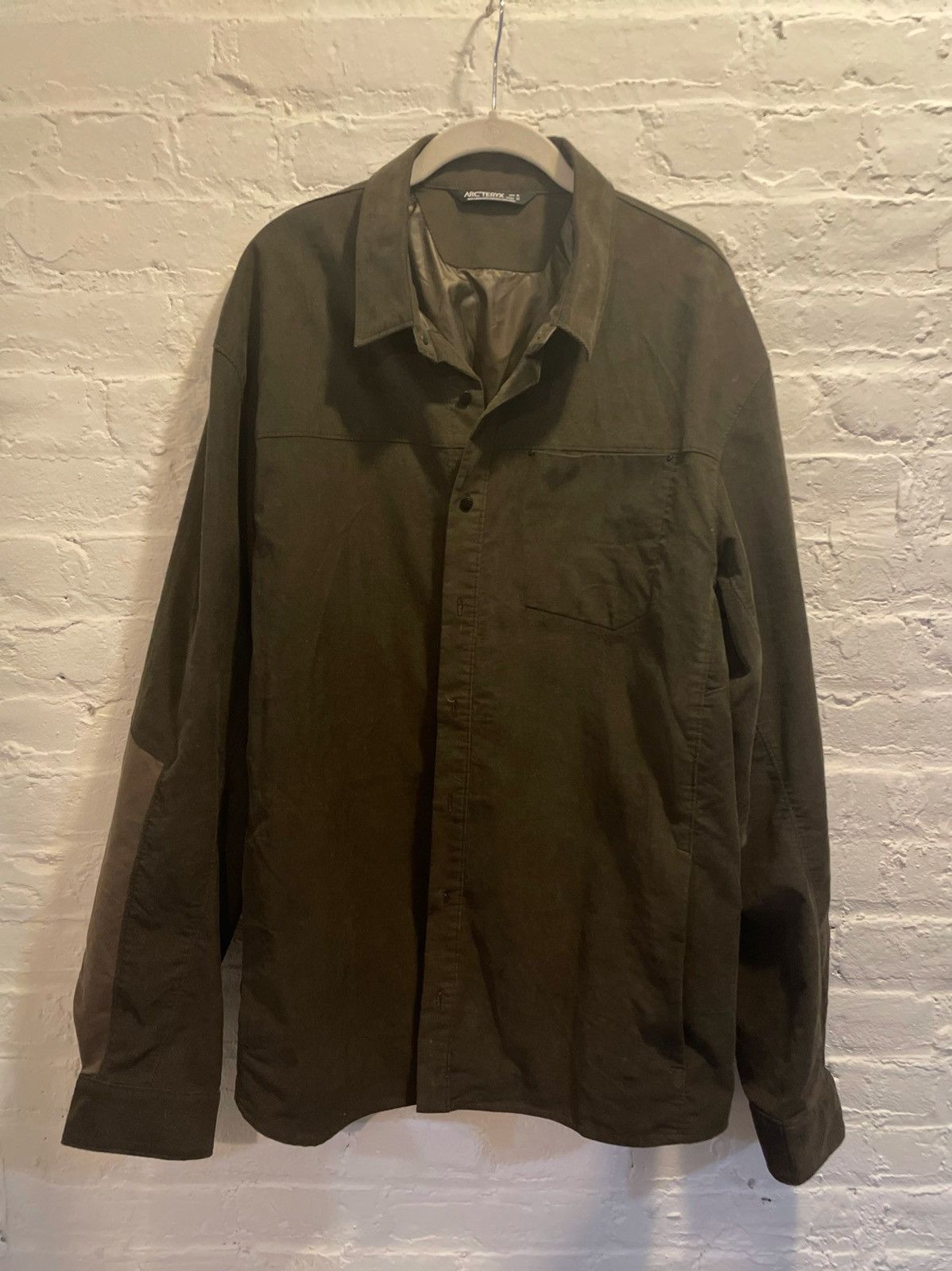 Arc'Teryx Brown long sleeve arcteryx button up vintage | Grailed