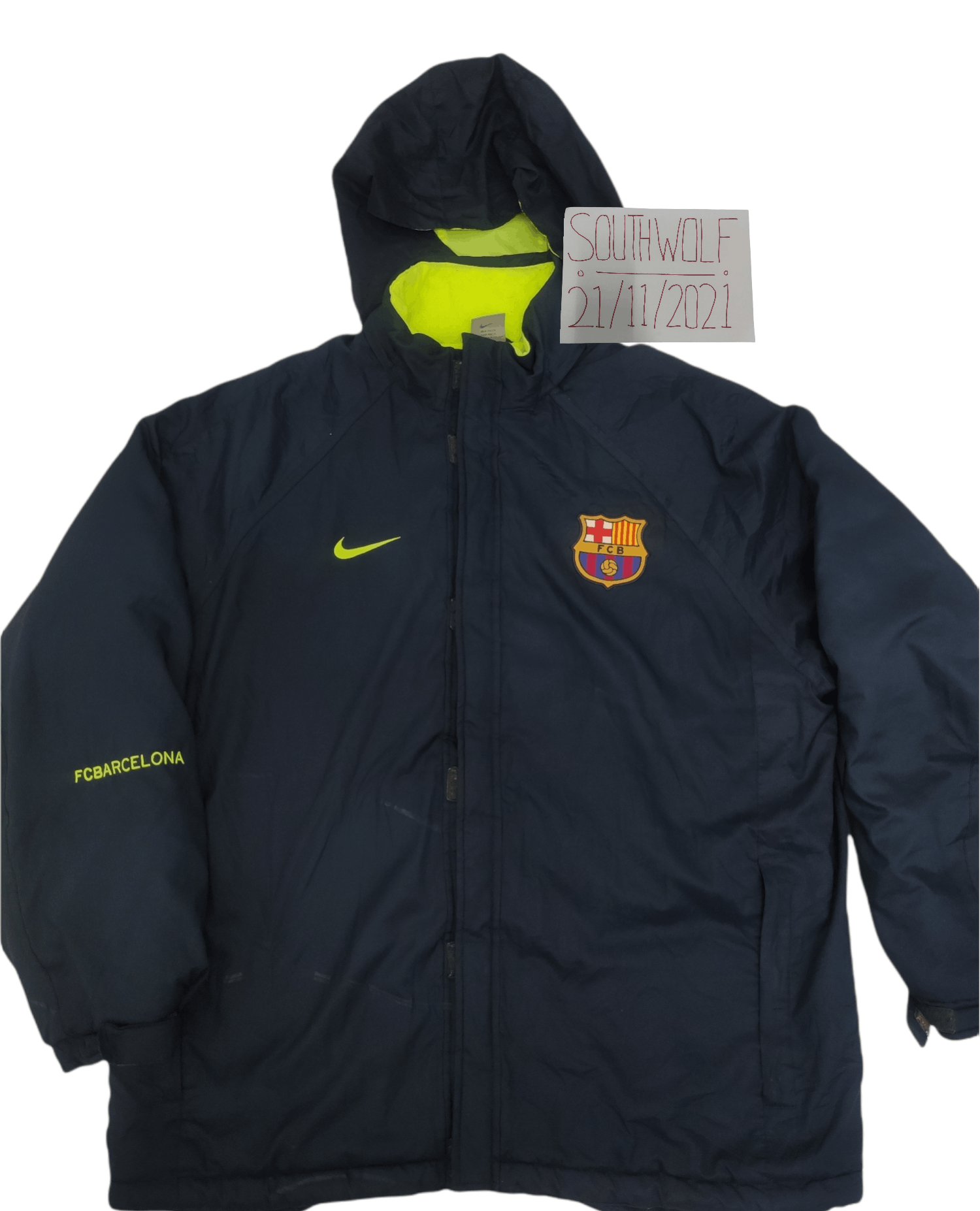 Nike FC BARCELONA X NIKE WINTER JACKET Grailed