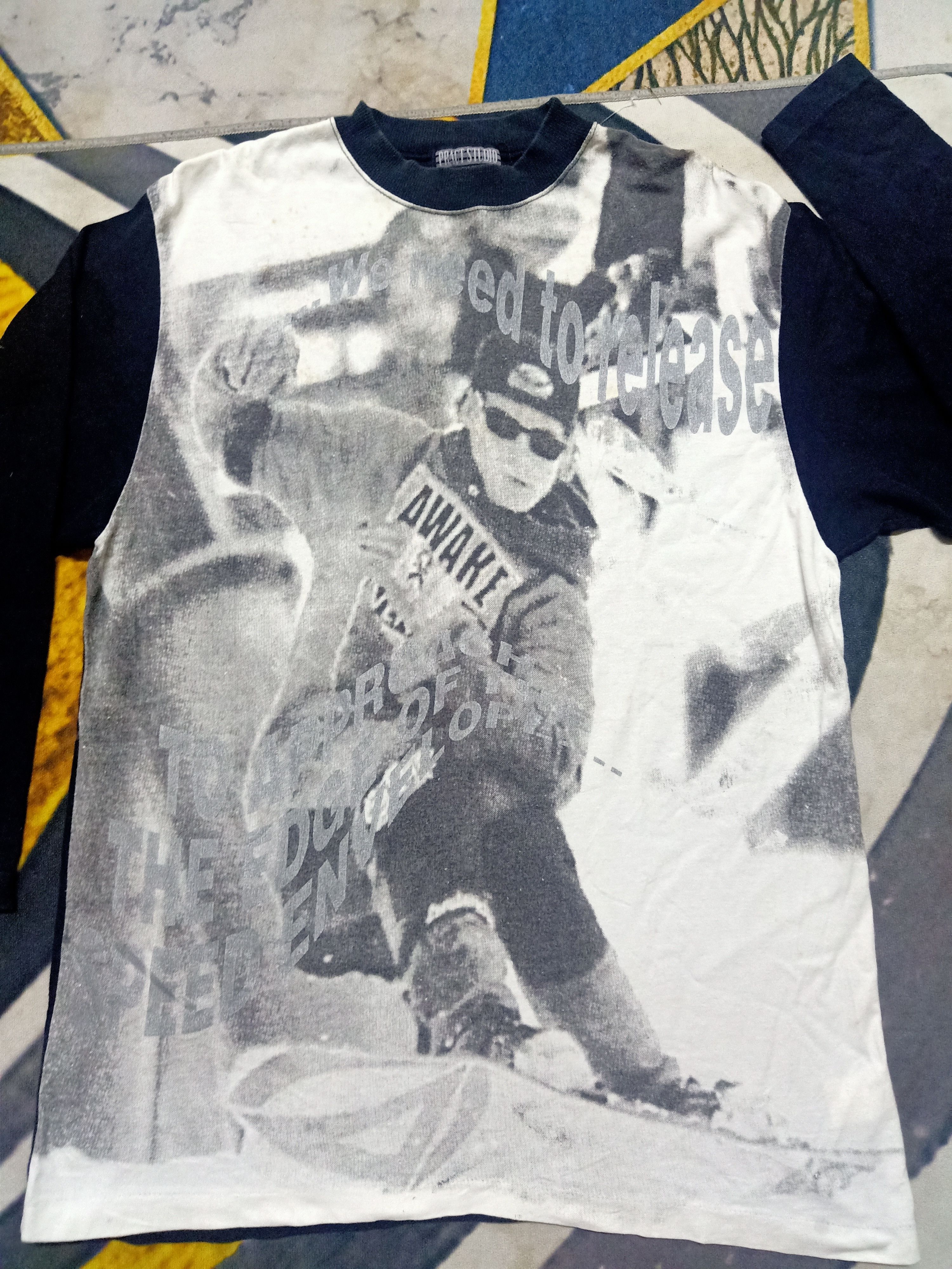 Awake NY × Vintage Vtg Pract Studio Awake ski sport photo tee Size US L / EU 52-54 / 3 - 2 Thumbnail