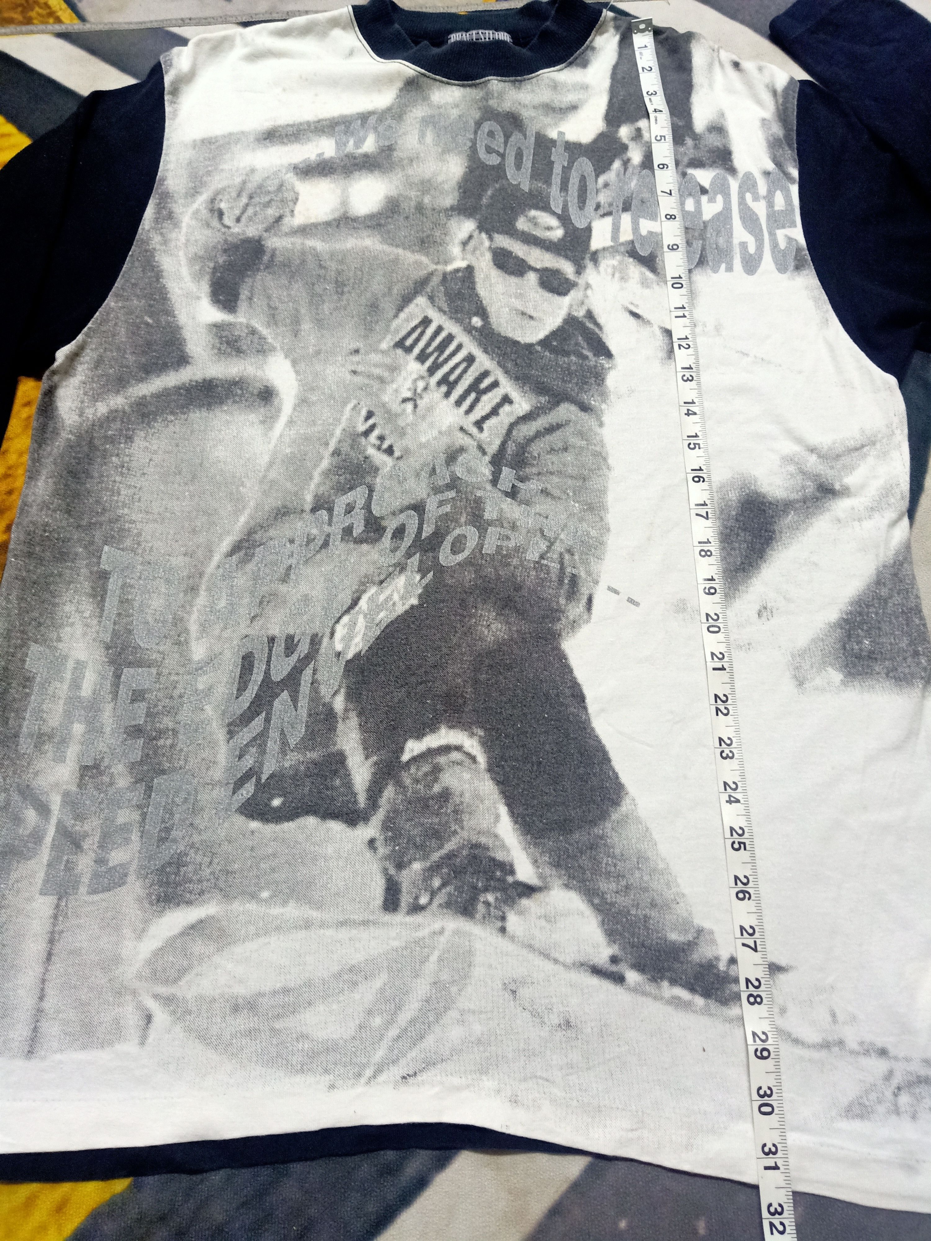 Awake NY × Vintage Vtg Pract Studio Awake ski sport photo tee Size US L / EU 52-54 / 3 - 5 Thumbnail
