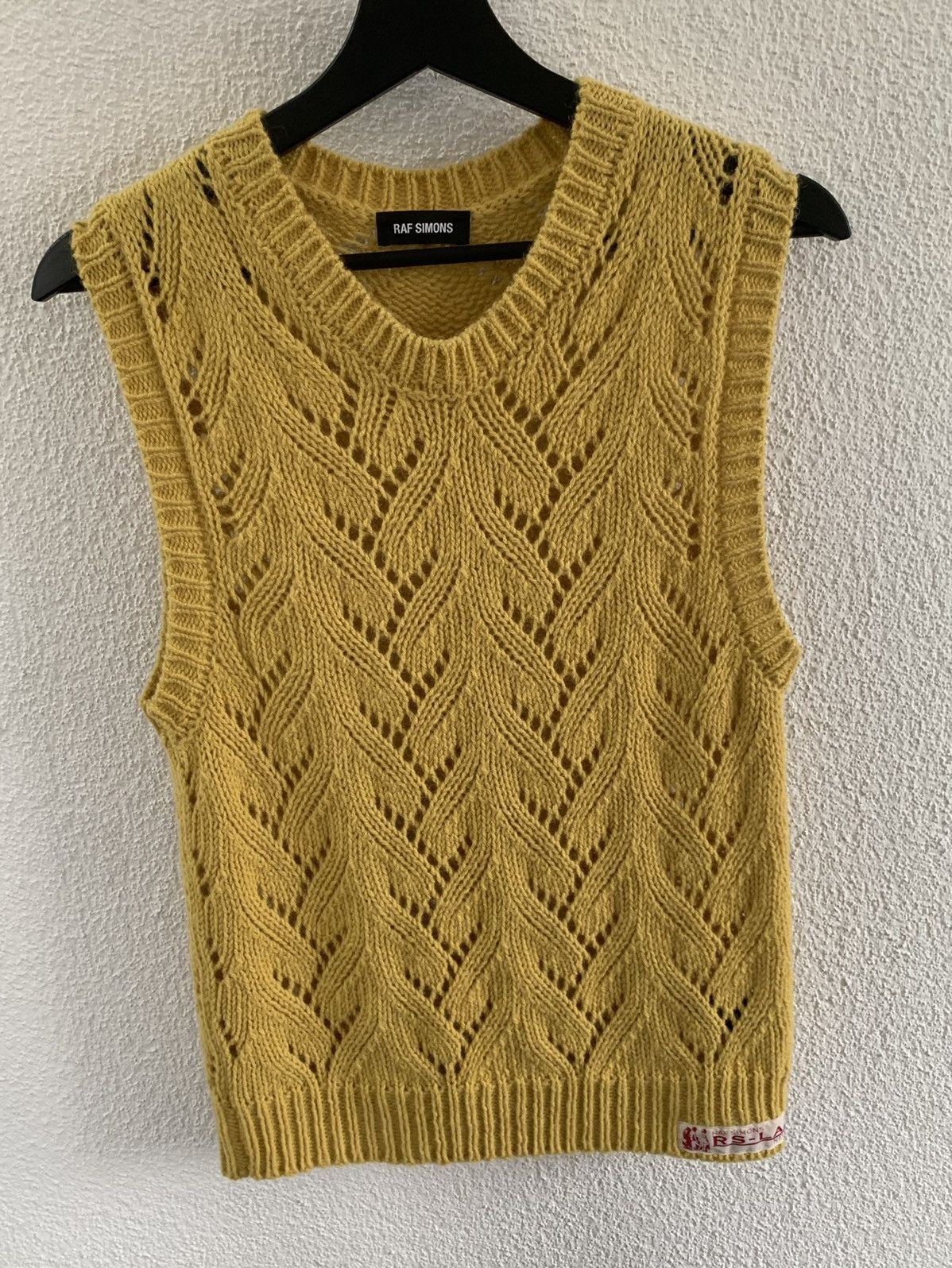 Raf simons hot sale knit vest