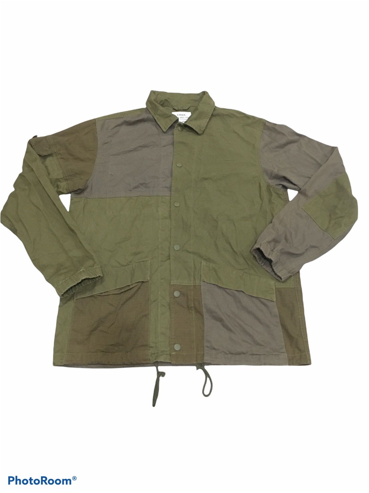 Ceon Light Jacket Patchwork Military Design