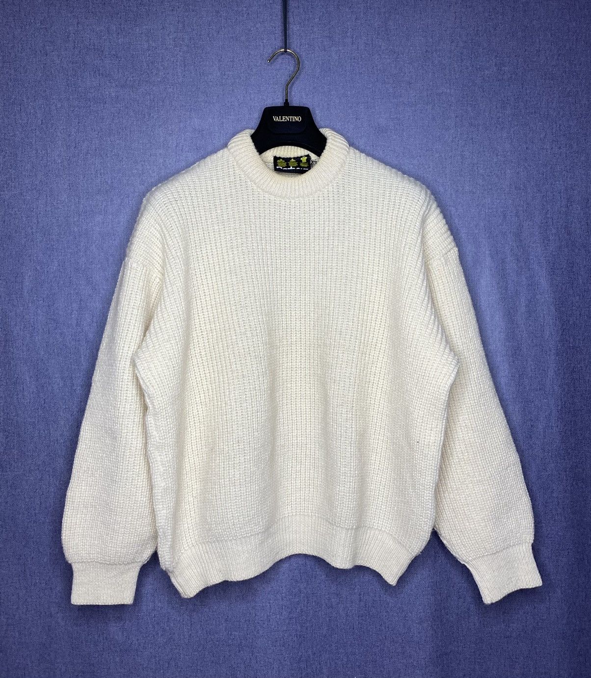 Barbour Barbour Vintage 80s Fisherman Knitted Sweater Wool Rare Size US L / EU 52-54 / 3 - 1 Preview