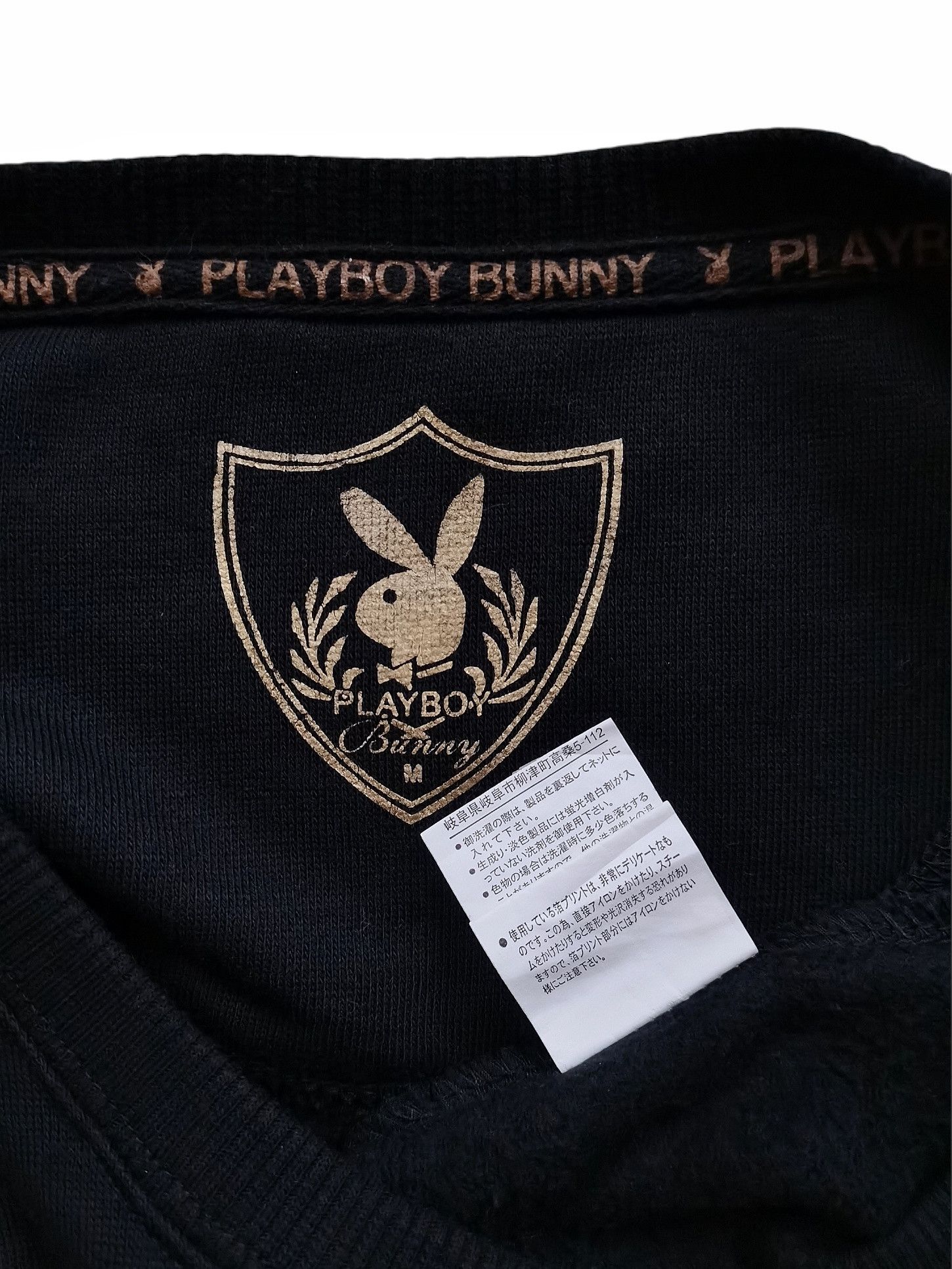 Playboy Playboy Bunny Gold Big Logo Sweatshirt Rare Design Size US S / EU 44-46 / 1 - 13 Thumbnail