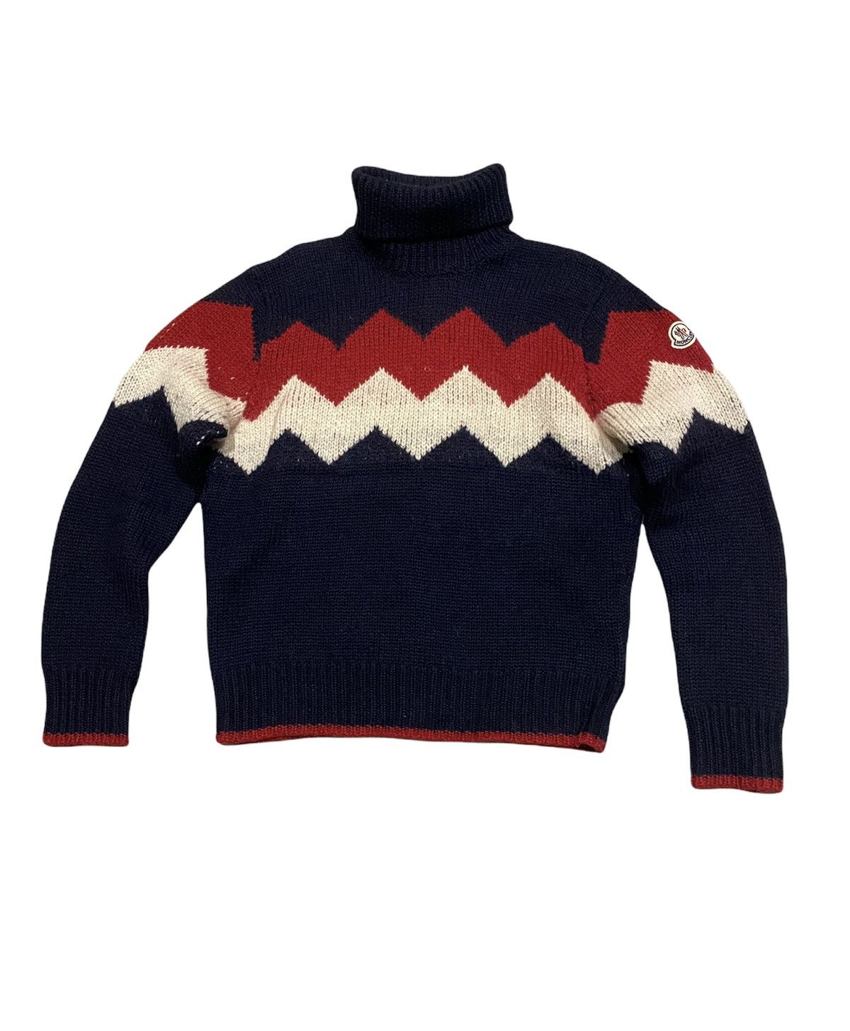 Moncler 🔥Moncler Knit Wool Sweater/Rare Moncler Turtleneck Sweater Size US M / EU 48-50 / 2 - 2 Thumbnail
