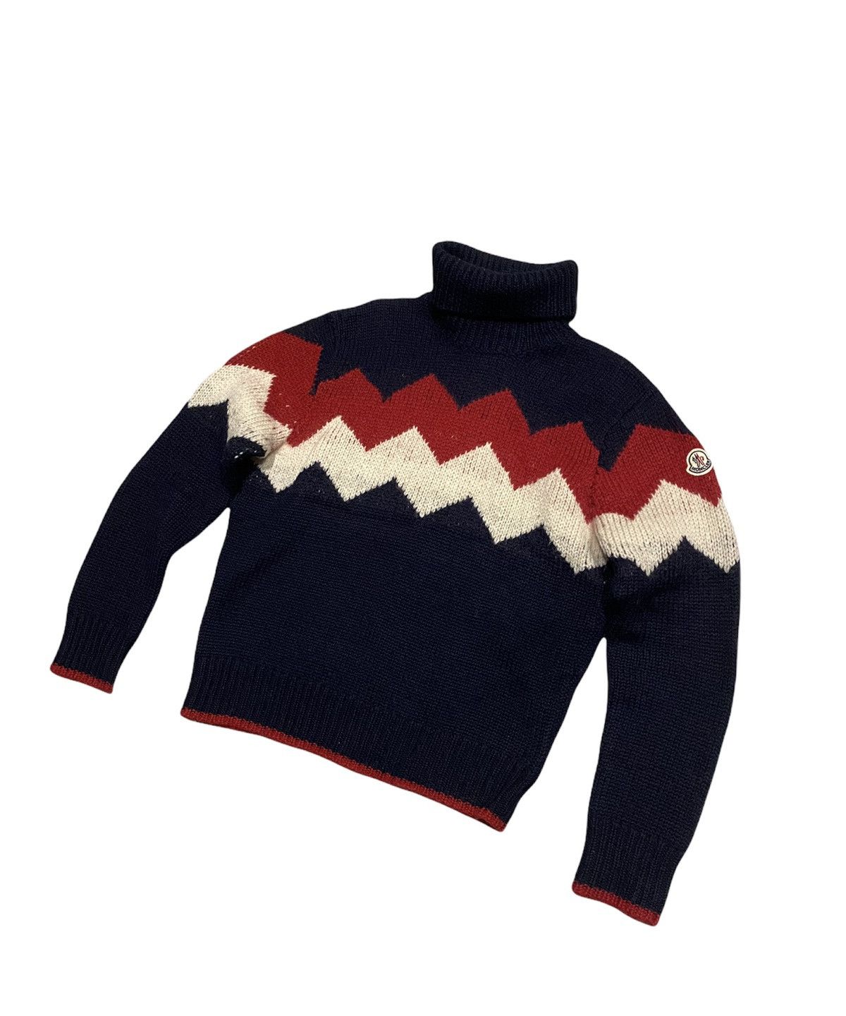 Moncler 🔥Moncler Knit Wool Sweater/Rare Moncler Turtleneck Sweater Size US M / EU 48-50 / 2 - 1 Thumbnail