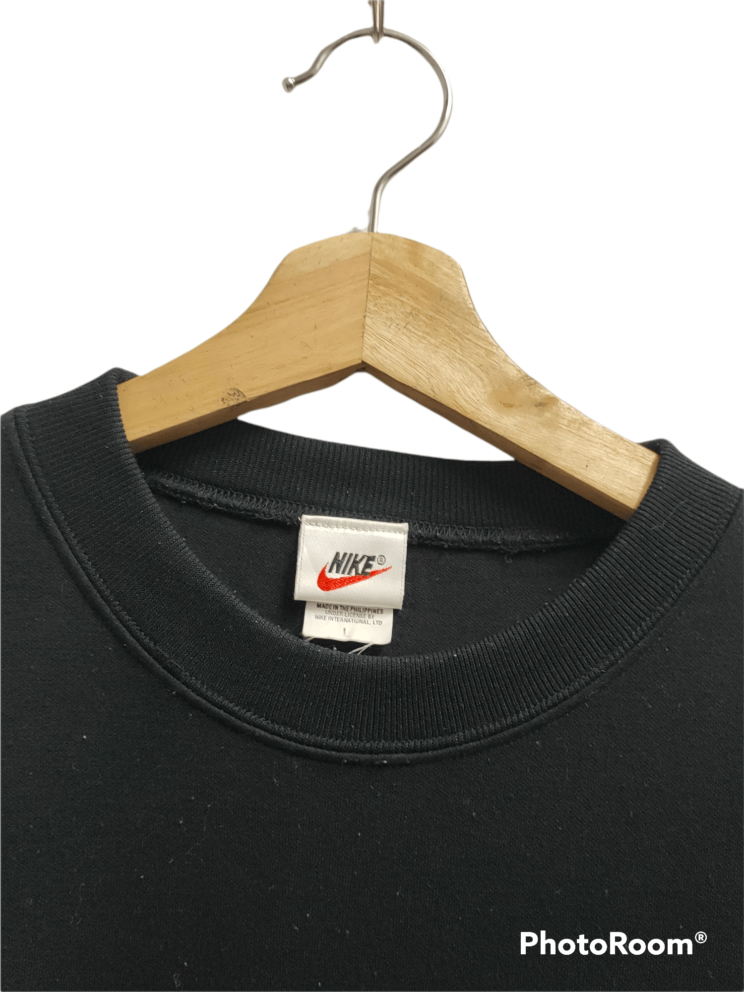 Nike Rare 🔥Nike vintage 90s sweater Spellout swoosh USA Size US L / EU 52-54 / 3 - 4 Thumbnail