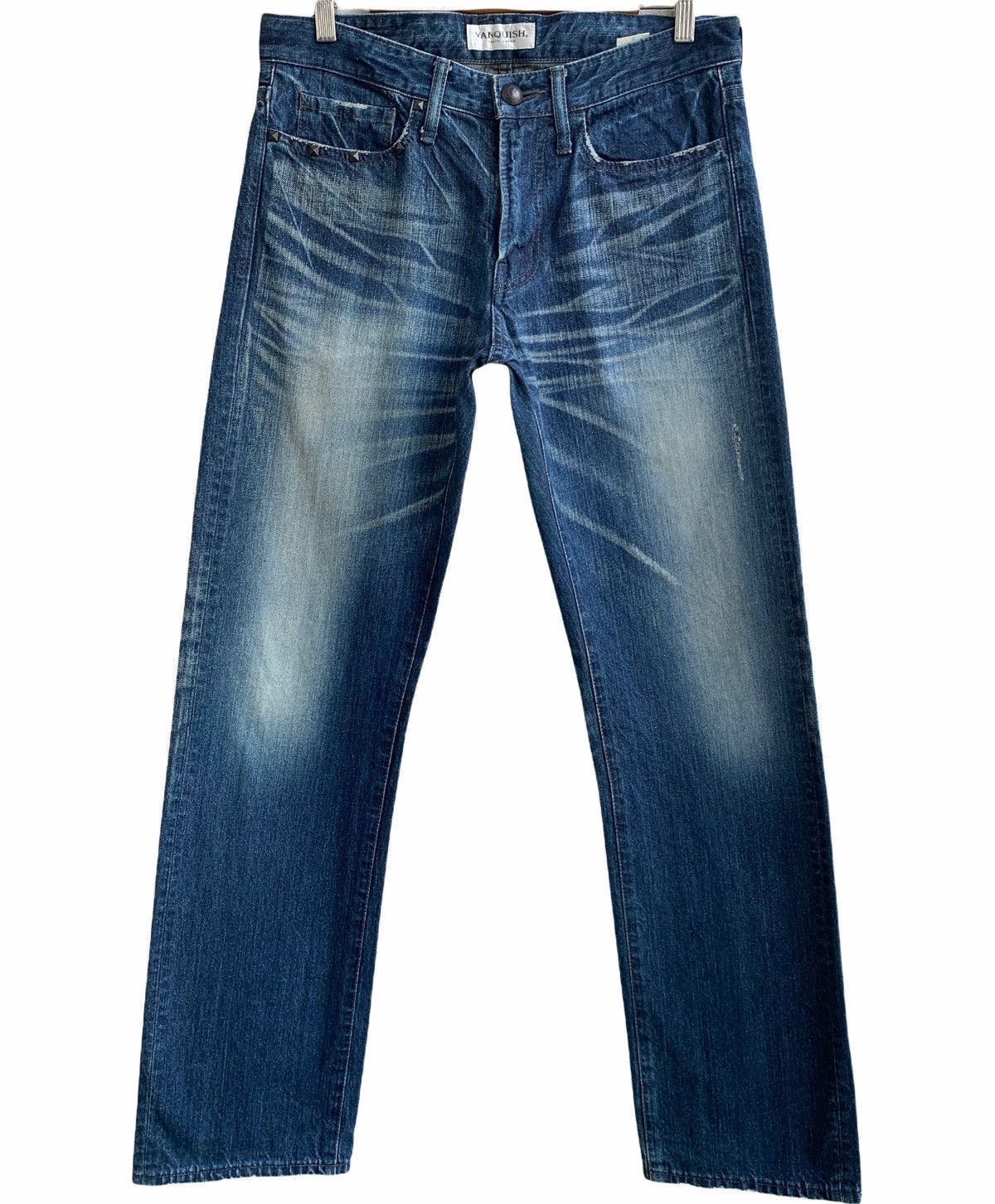 Vanquish Vanquish Tokyo Japan Distressed Denim Pants Size US 32 / EU 48 - 1 Thumbnail