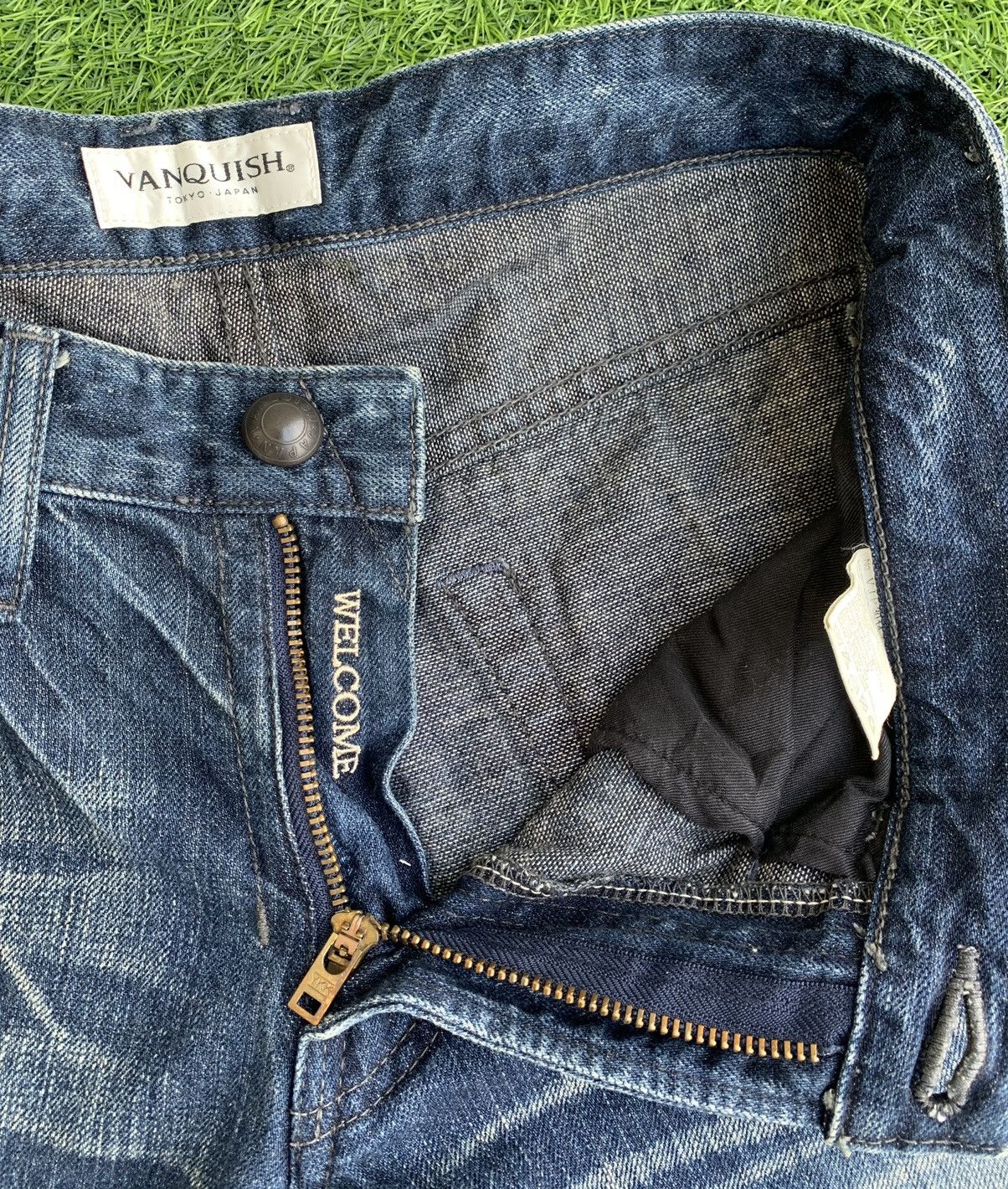 Vanquish Vanquish Tokyo Japan Distressed Denim Pants Size US 32 / EU 48 - 10 Thumbnail