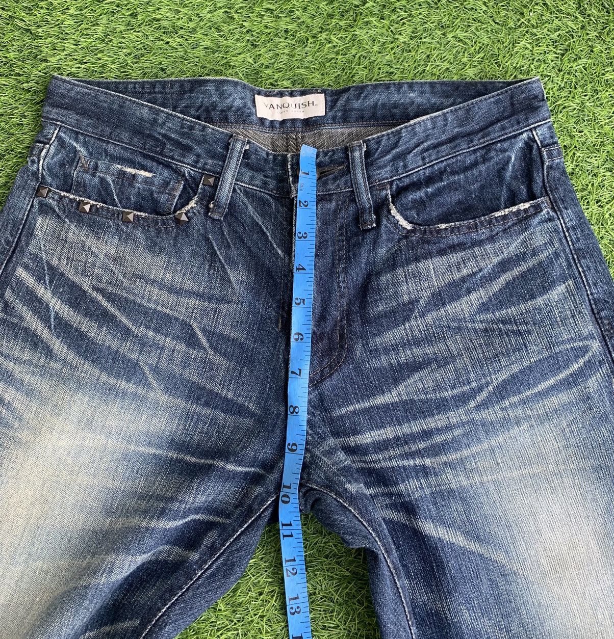 Vanquish Vanquish Tokyo Japan Distressed Denim Pants Size US 32 / EU 48 - 11 Thumbnail