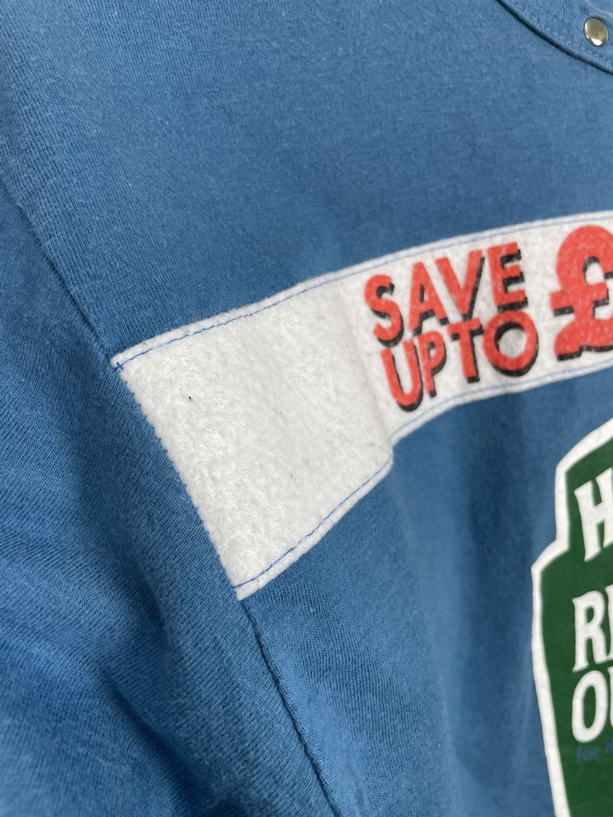 Japanese Brand × Vintage Milkboy 25th Anniv “Save £35” Heinz Parody | Studded Collar Size US M / EU 48-50 / 2 - 10 Thumbnail