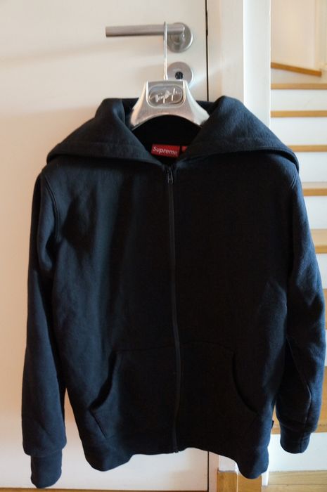 Supreme Split hood Zip Up Sweat Black | Grailed