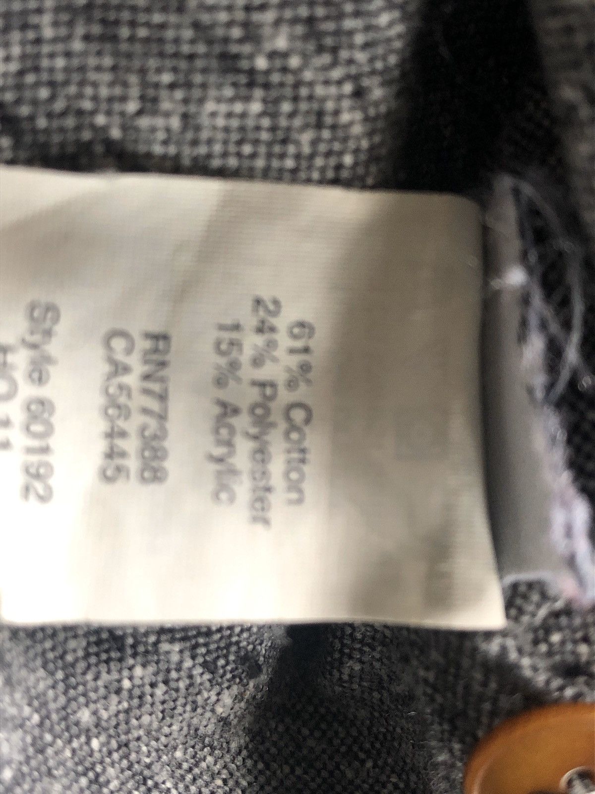 Wallace & Barnes Wallace & Barnes Grey Flannel Shirt Size US XS / EU 42 / 0 - 7 Thumbnail