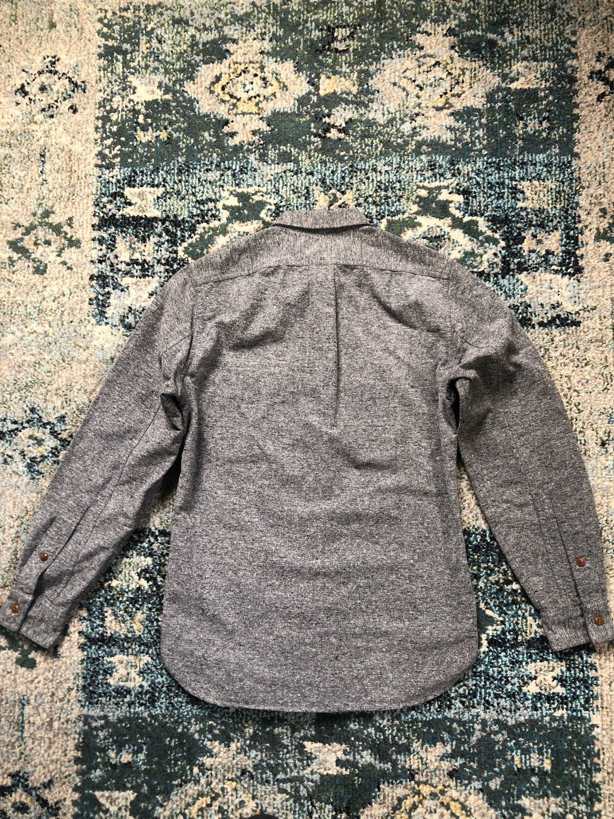 Wallace & Barnes Wallace & Barnes Grey Flannel Shirt Size US XS / EU 42 / 0 - 6 Thumbnail