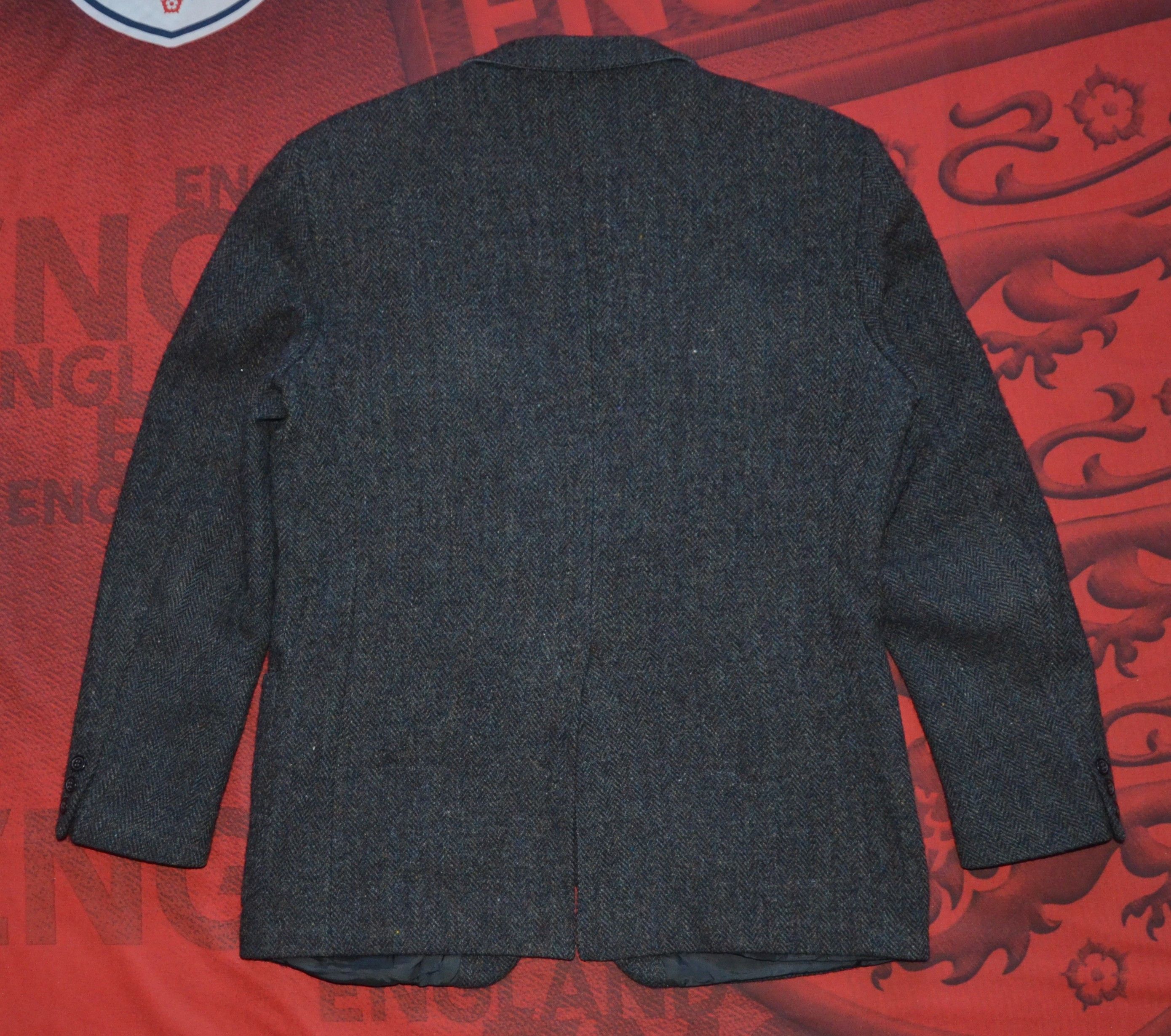 Harris Tweed Harris Tweed 100% Wool BlazerJacket Dark Gray Casual Luxury Size US XL / EU 56 / 4 - 16 Thumbnail