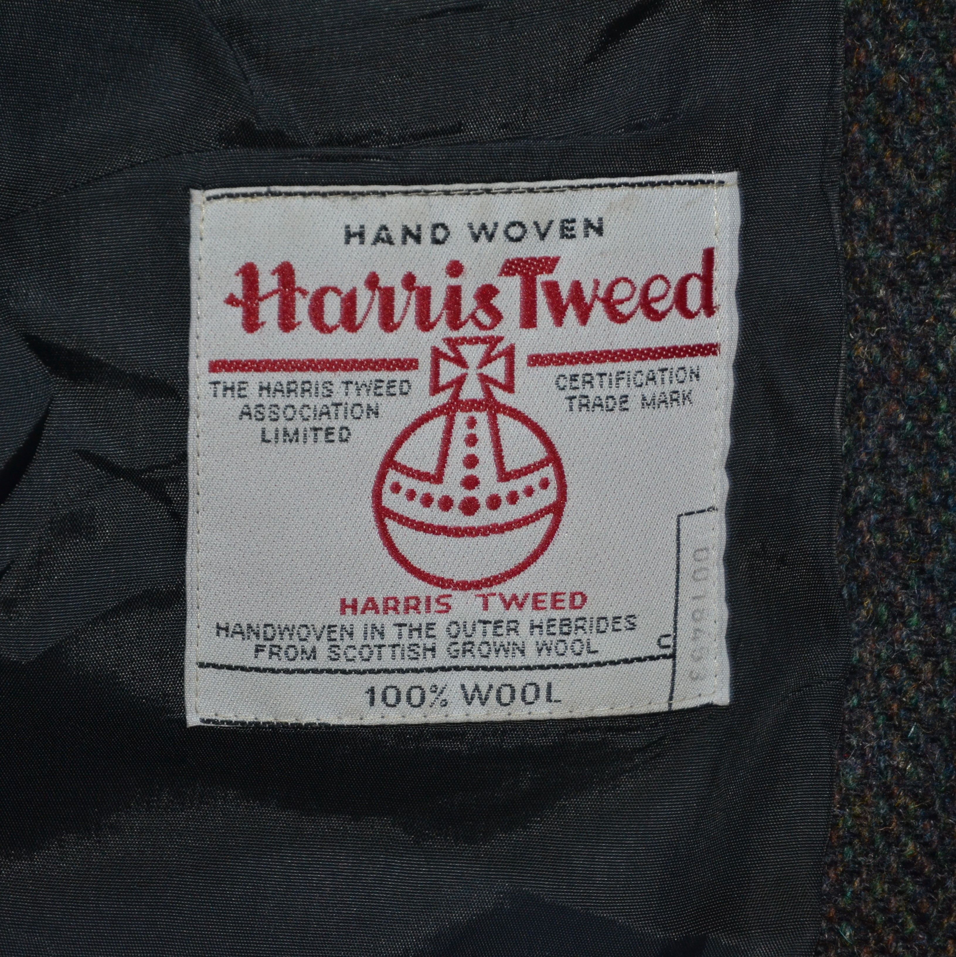Harris Tweed Harris Tweed 100% Wool BlazerJacket Dark Gray Casual Luxury Size US XL / EU 56 / 4 - 6 Thumbnail
