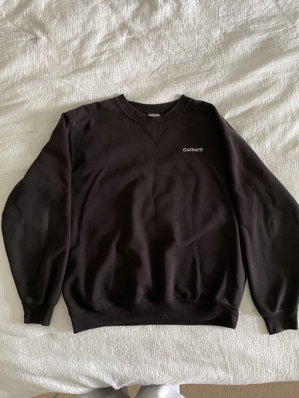 Vintage 90s Carhartt Embroidered Logo Crewneck Sweatshirt