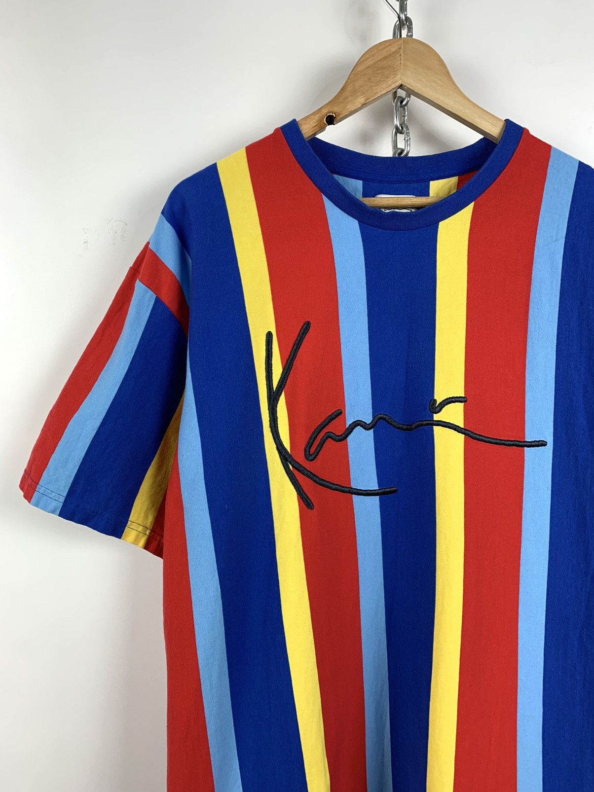 Karl Kani Karl Kani Big Logo Multicolor Short Sleeve T-Shirt Size US XXL / EU 58 / 5 - 2 Thumbnail