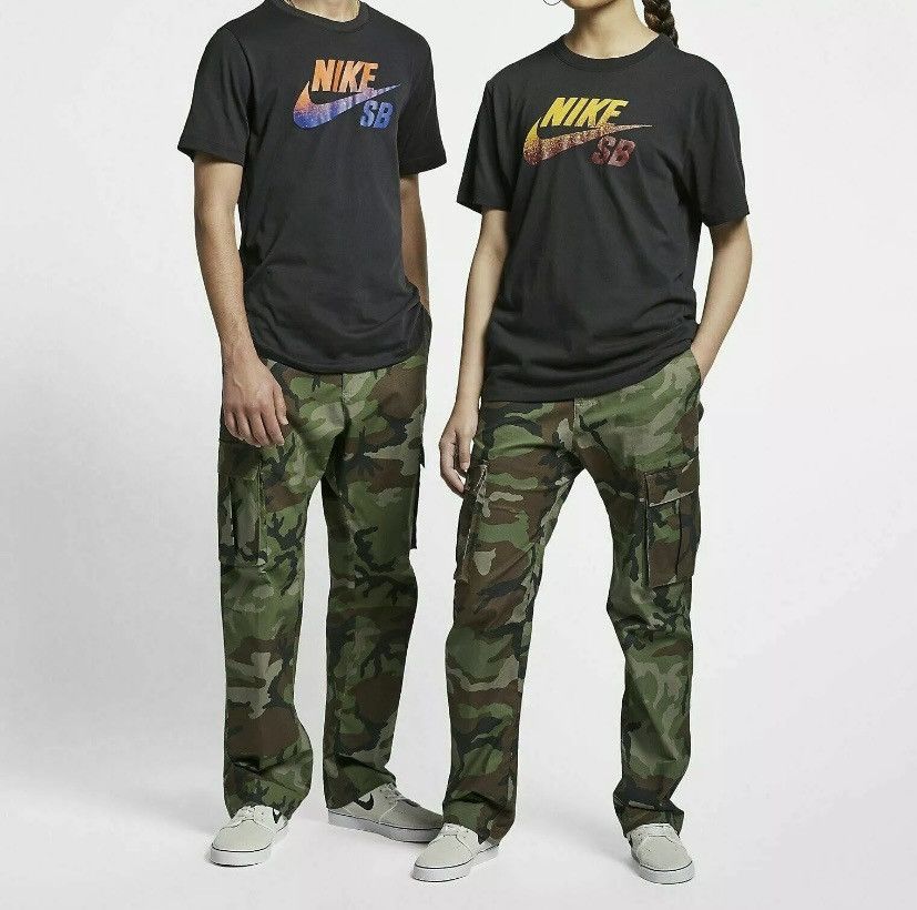 Nike Streetwear NWT Nike SB Flex FTM Cargo Camo Size 30 Pants AT3492 222 Grailed