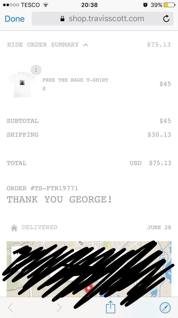 Travis Scott Travis Scott Free The Rage T-Shirt | Grailed