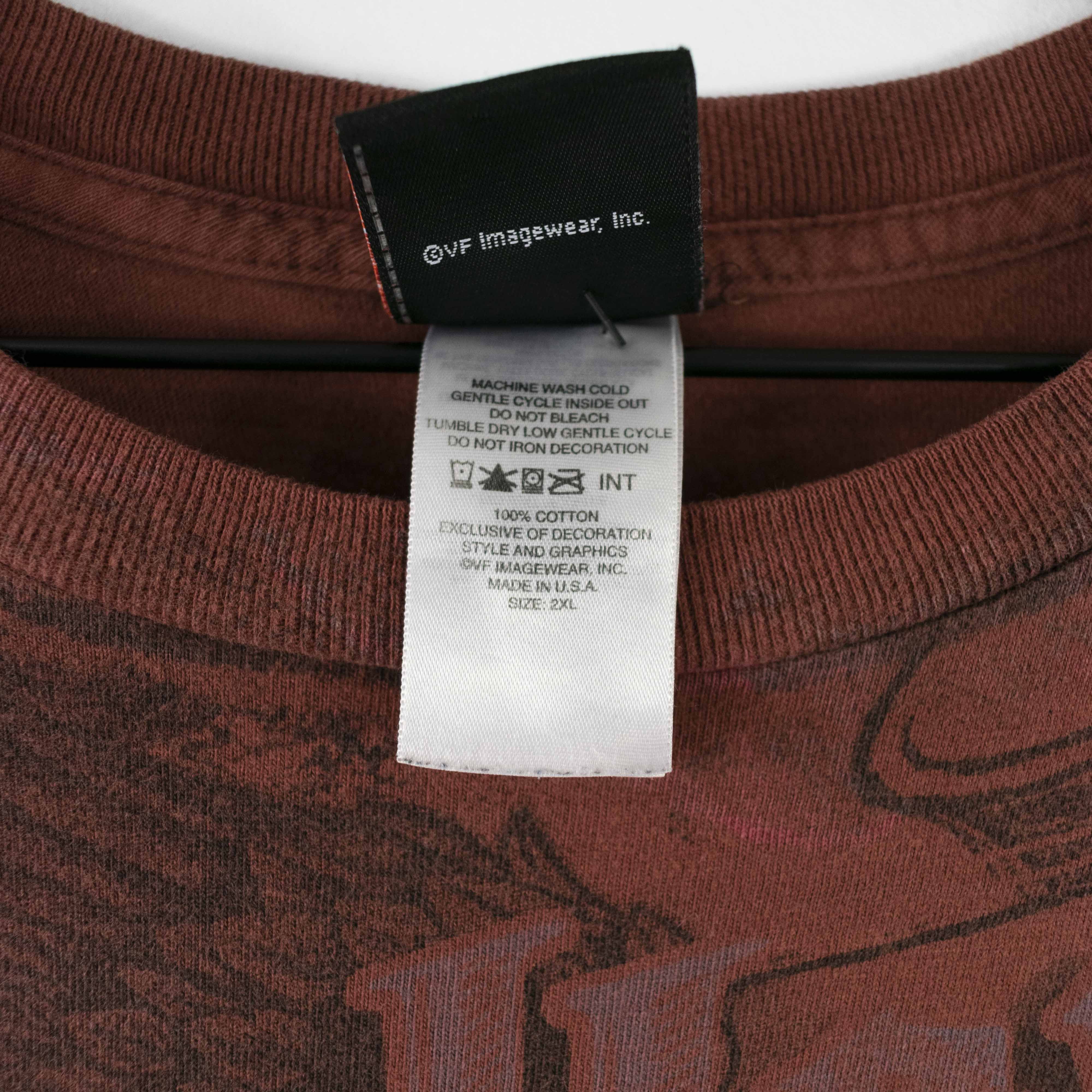 Harley Davidson × Vintage Y2K Harley Davidson All Over Print T-Shirt Size XXL Size US XXL / EU 58 / 5 - 4 Thumbnail
