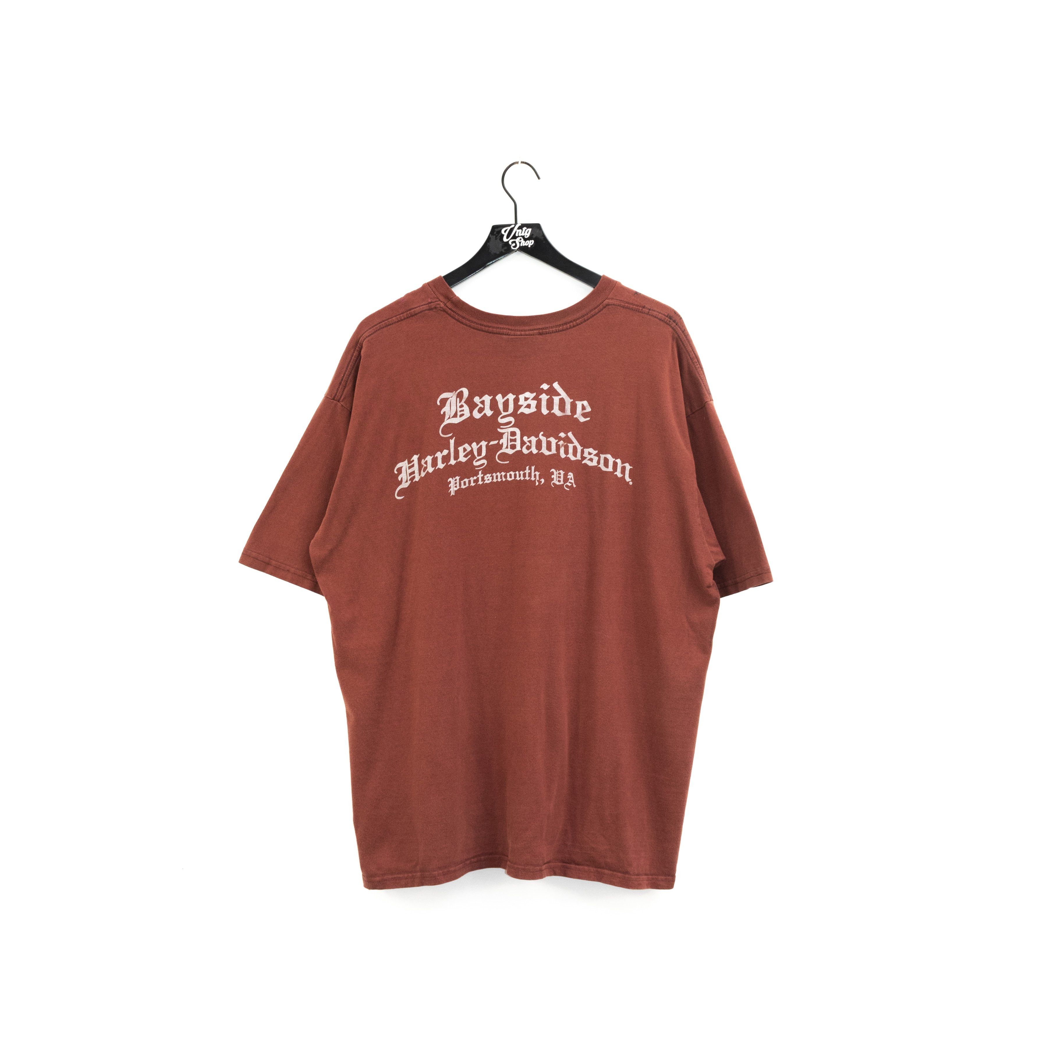 Harley Davidson × Vintage Y2K Harley Davidson All Over Print T-Shirt Size XXL Size US XXL / EU 58 / 5 - 2 Thumbnail