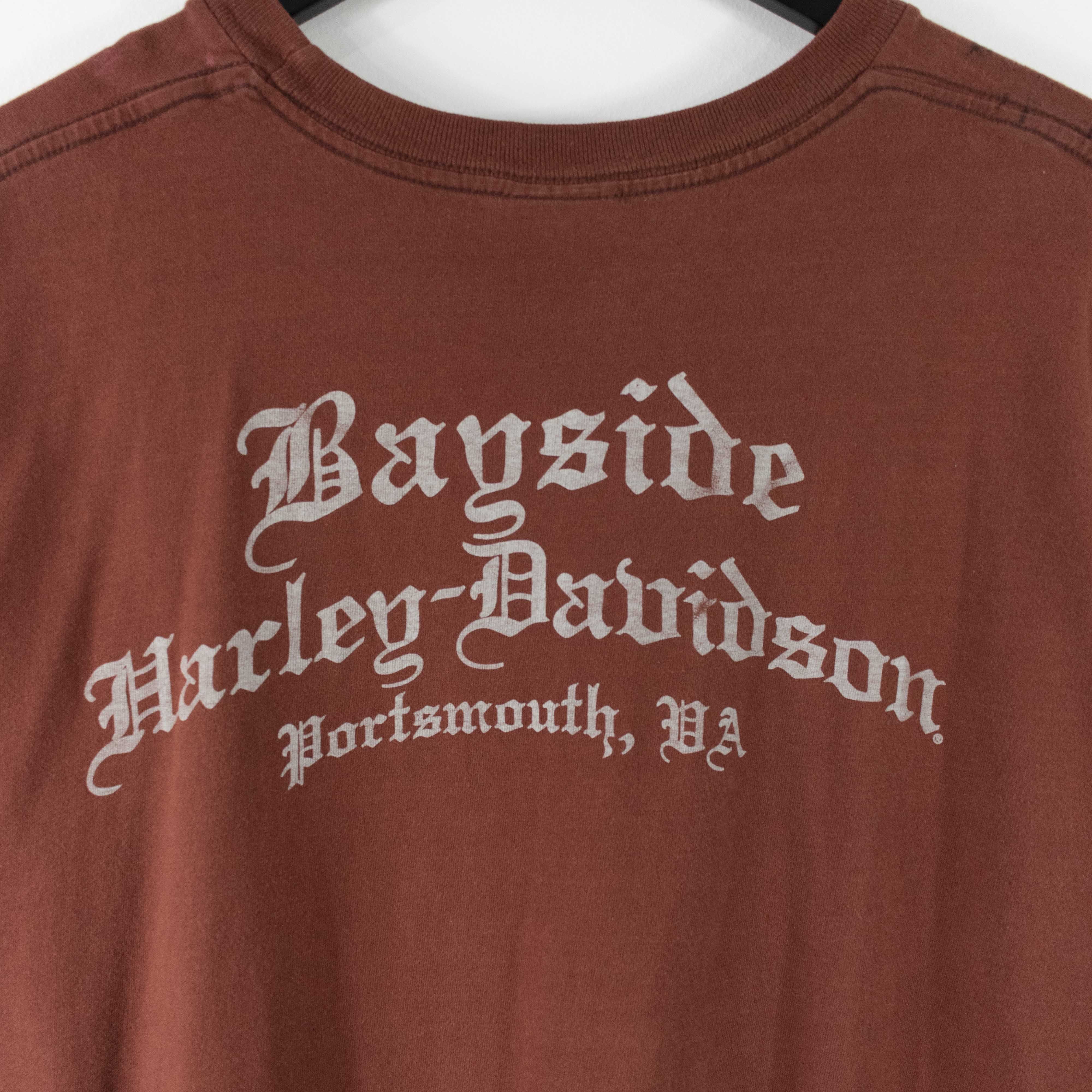 Harley Davidson × Vintage Y2K Harley Davidson All Over Print T-Shirt Size XXL Size US XXL / EU 58 / 5 - 3 Thumbnail