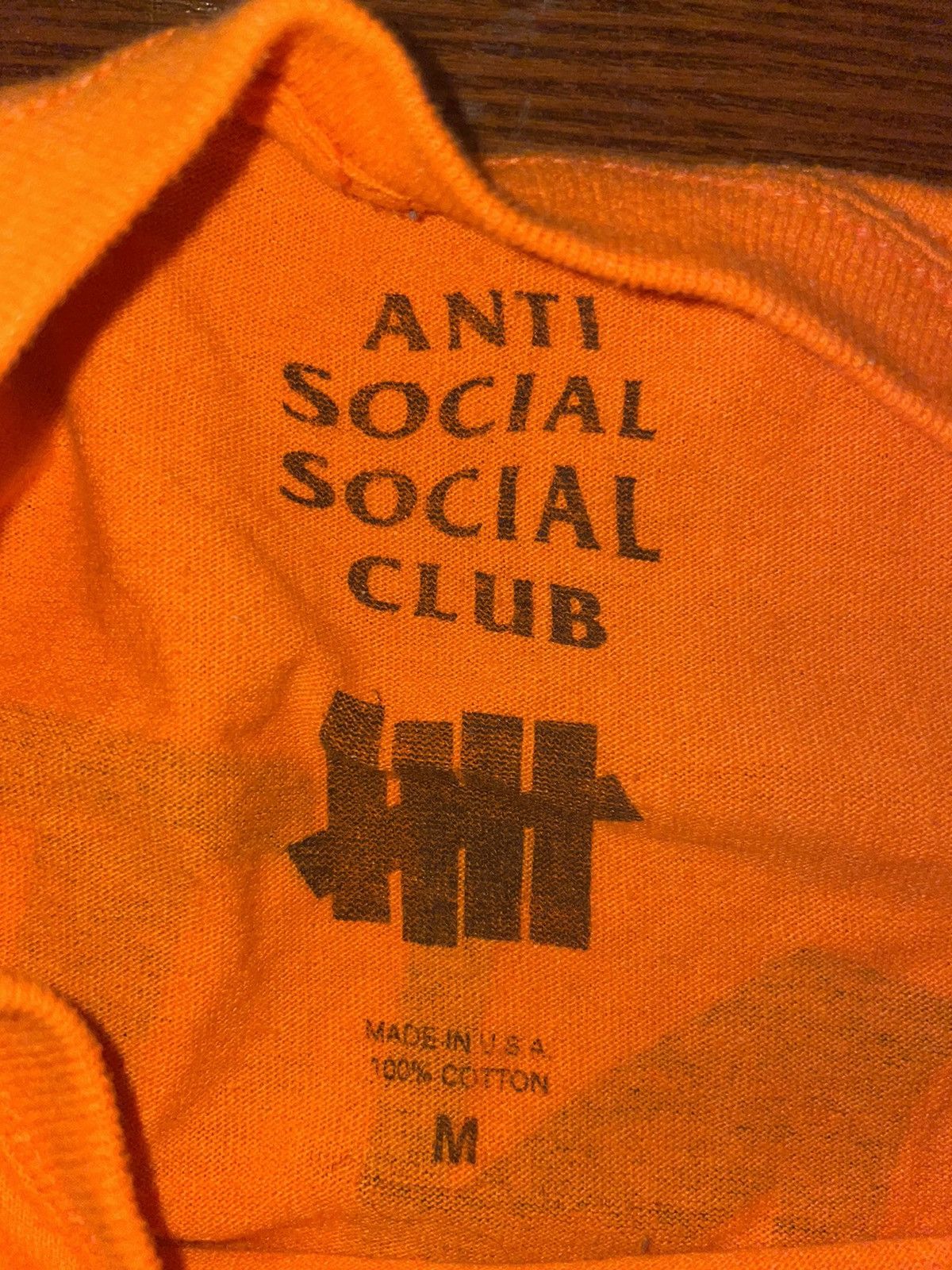 Anti Social Social Club × Undefeated ASSC x UNDFTD Paranoid Tee Size US M / EU 48-50 / 2 - 3 Thumbnail
