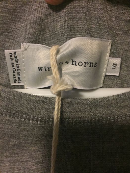 Wings + Horns Wings + Horns Base SS Tee Grey Size US L / EU 52-54 / 3 - 4 Preview