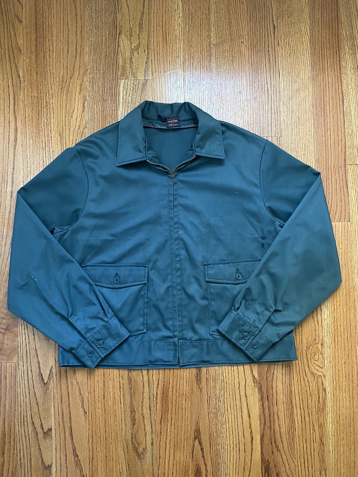 Vintage 1950s Work Jacket Forest Green | Grailed