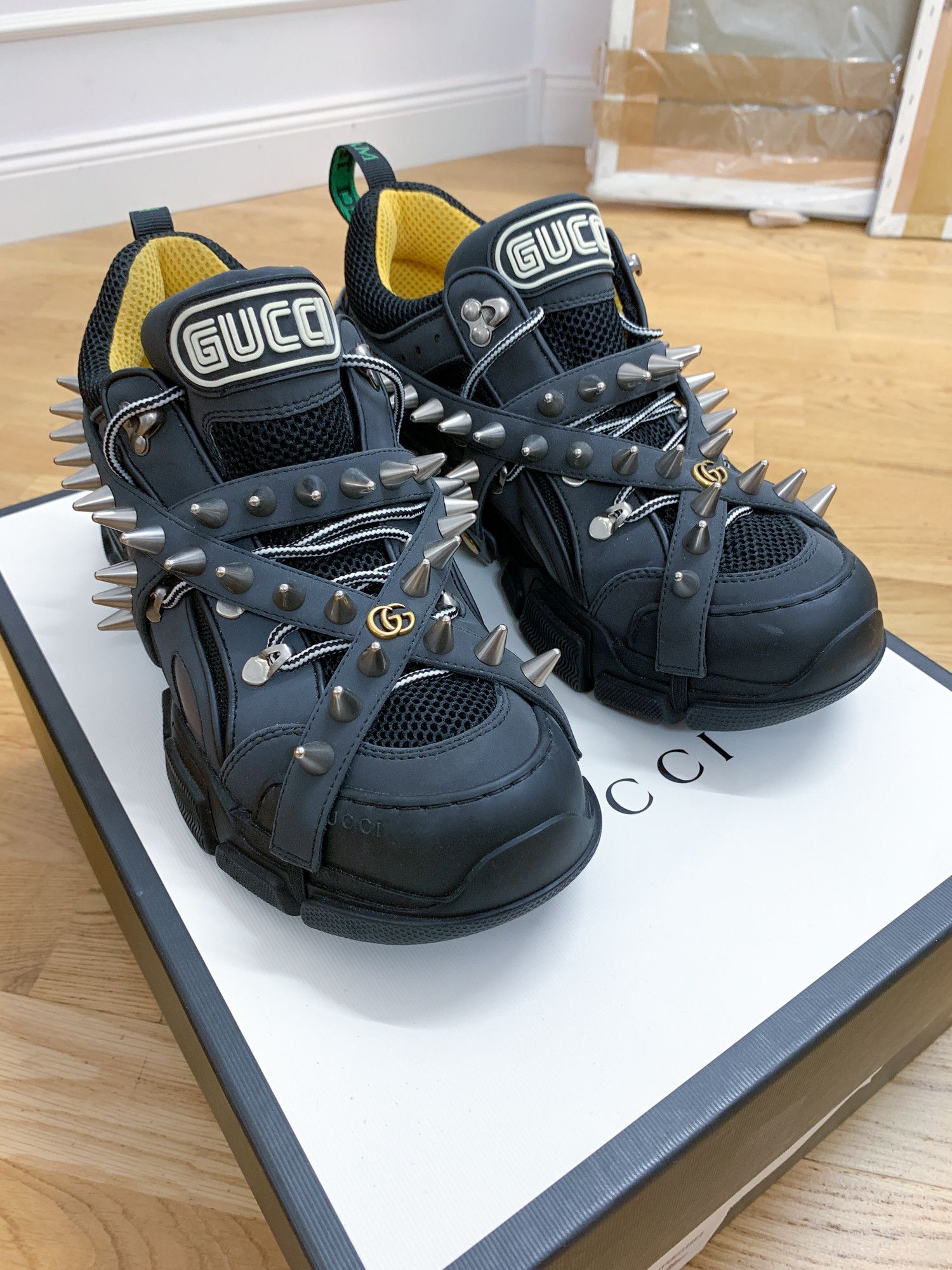 Gucci Gucci Flashtrek studded studs reflective Flash Trek Grailed