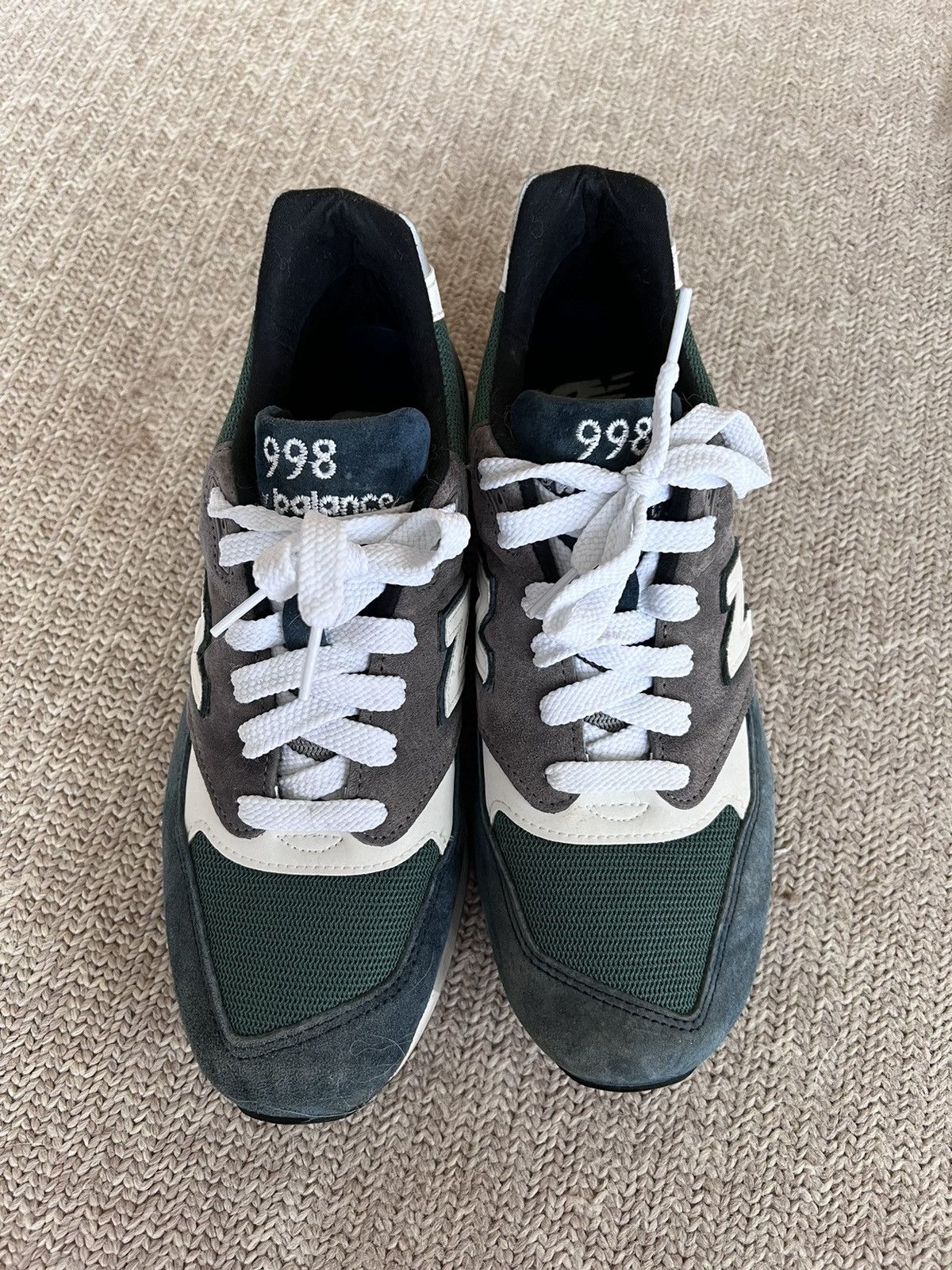 New Balance 998 Low Navy Green Size US 9.5 / EU 42-43 - 4 Thumbnail