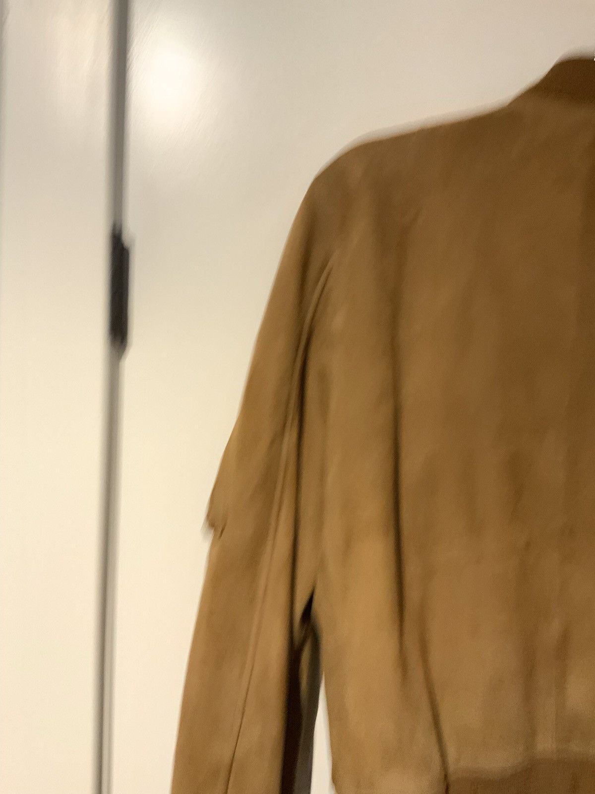 Saint Laurent Paris FW18 Lamb Suede Bomber in Tan Size US S / EU 44-46 / 1 - 7 Thumbnail