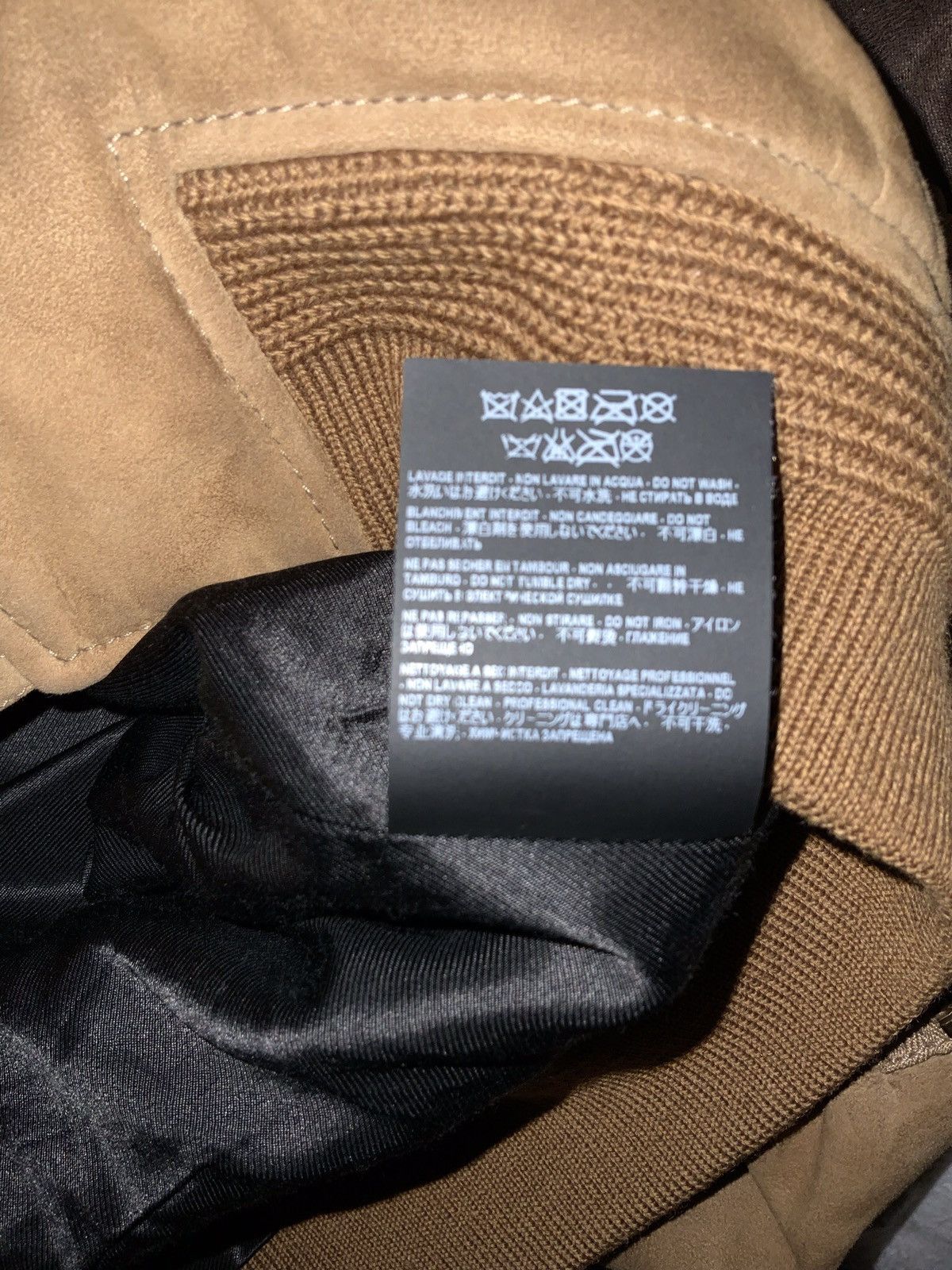 Saint Laurent Paris FW18 Lamb Suede Bomber in Tan Size US S / EU 44-46 / 1 - 12 Thumbnail