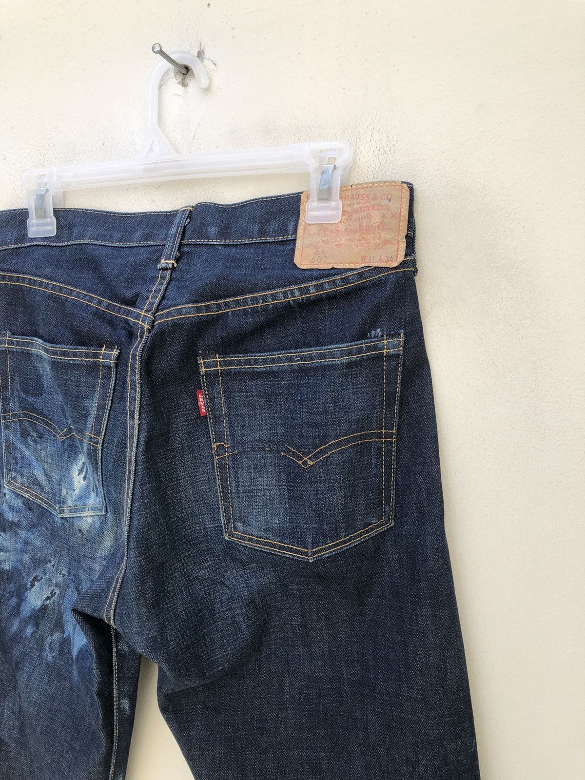 Levi's Vintage Clothing Vintage 2001 LVC Levi’s 501 Jeans Big E Denim Selvedge Jeans Size US 31 - 19 Thumbnail