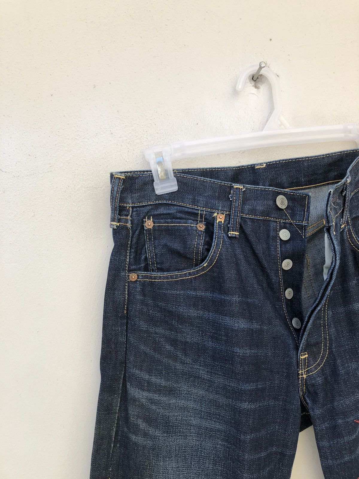 Levi's Vintage Clothing Vintage 2001 LVC Levi’s 501 Jeans Big E Denim Selvedge Jeans Size US 31 - 7 Thumbnail