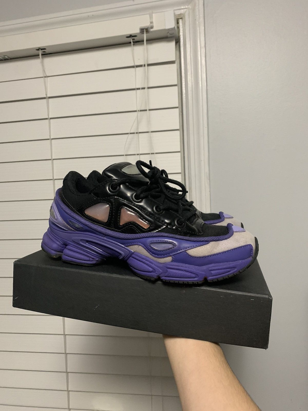 raf simons ozweego purple