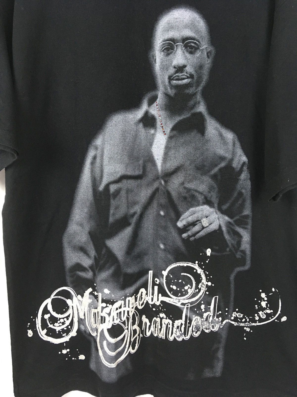 Makaveli × Rap Tees × Vintage Vintage 2Pac Rap Tee Makaveli Branded T-Shirt Size US XL / EU 56 / 4 - 2 Thumbnail