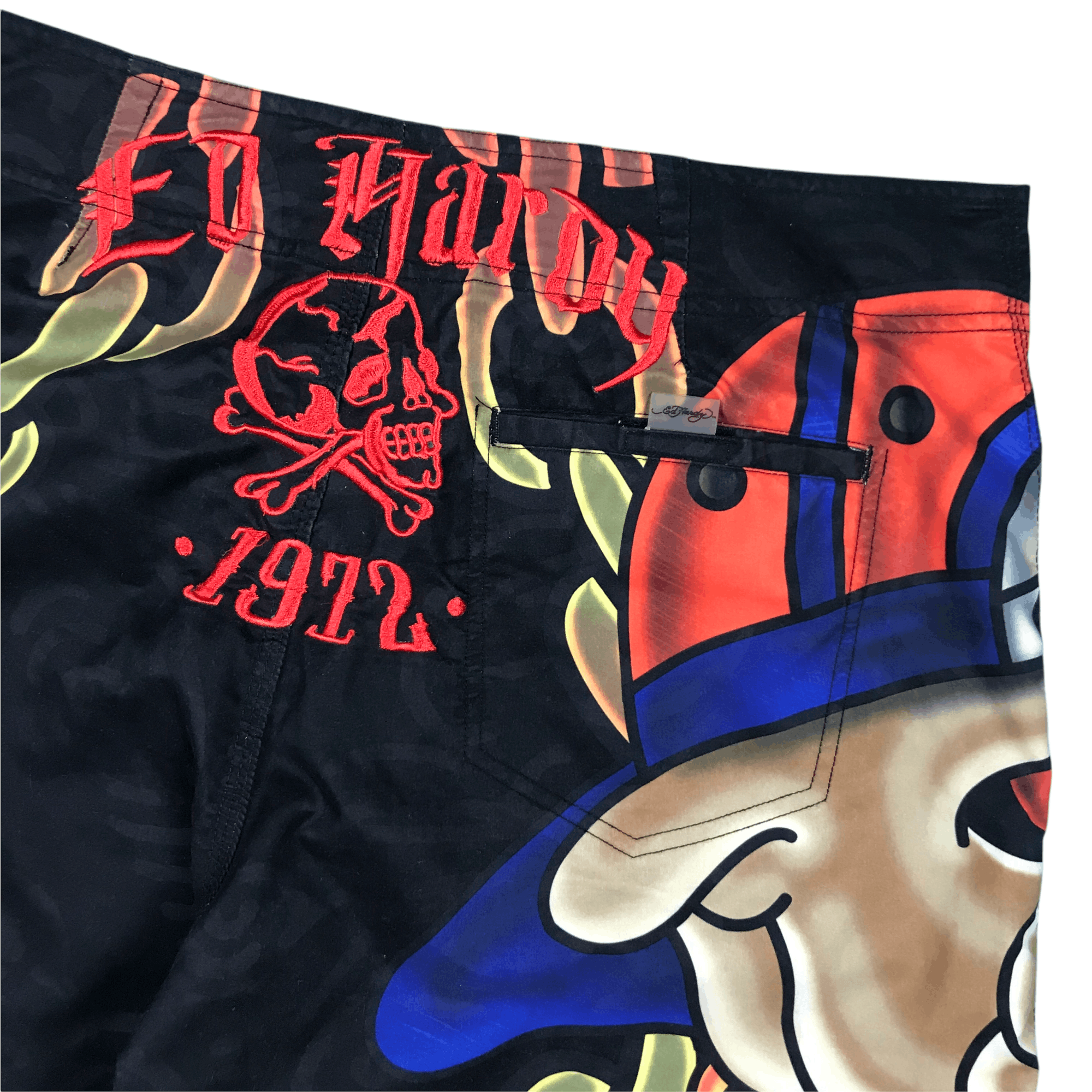 Christian Audigier Ed Hardy Shorts Drip Pitbull Size US 34 / EU 50 - 5 Thumbnail