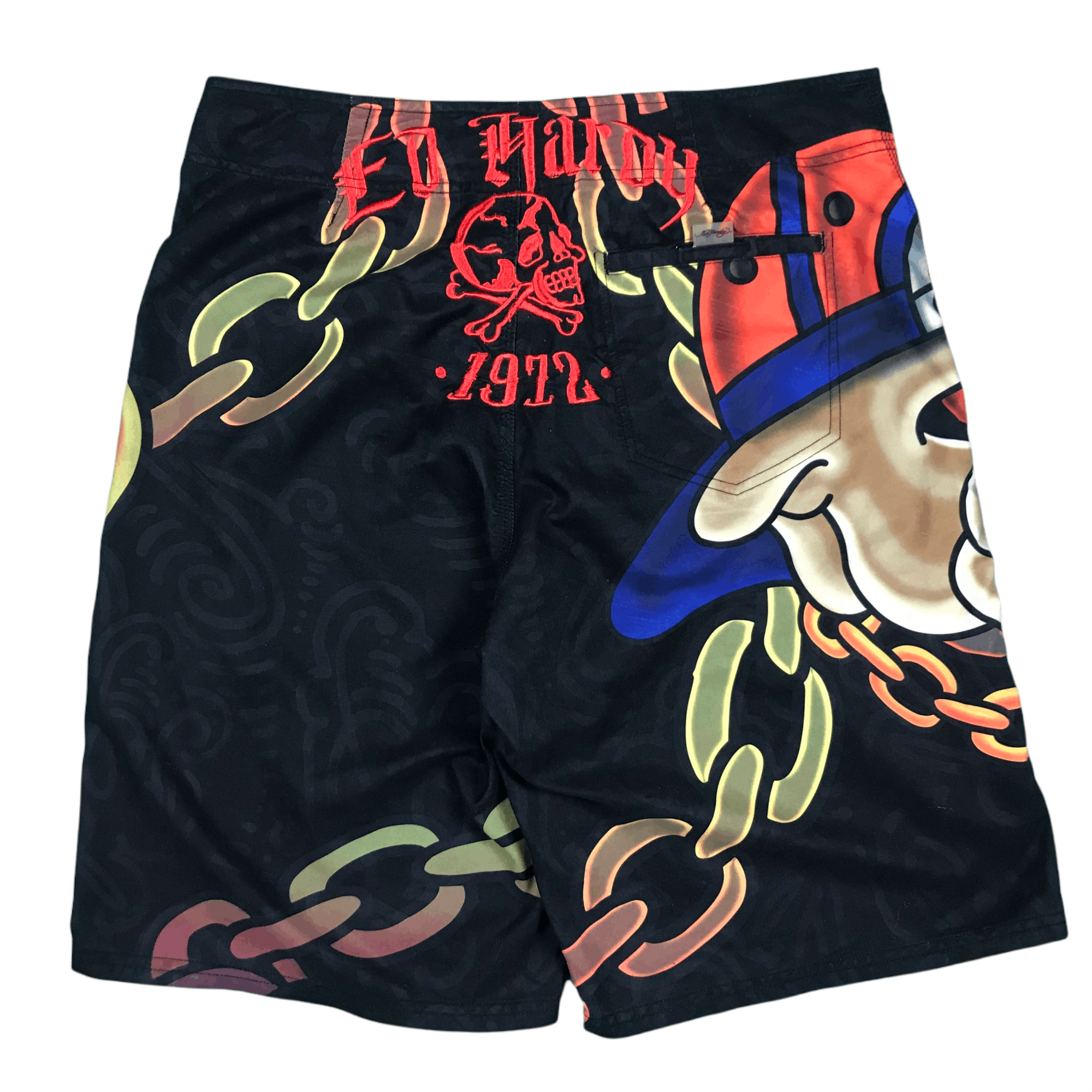 Christian Audigier Ed Hardy Shorts Drip Pitbull Size US 34 / EU 50 - 4 Thumbnail