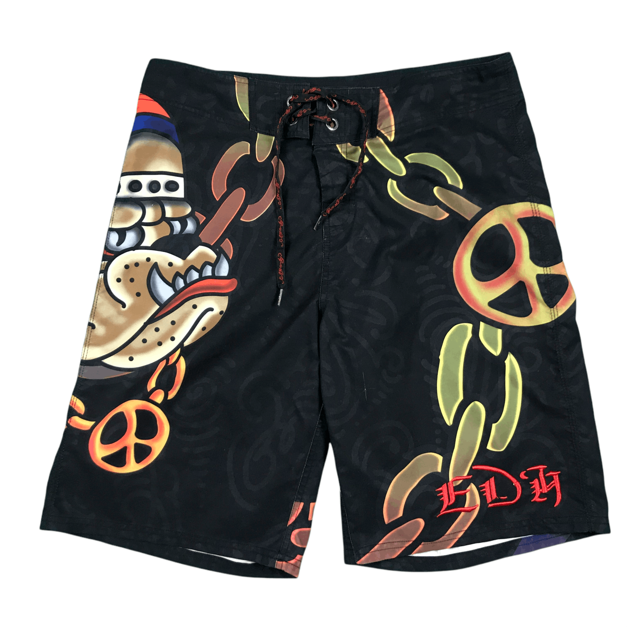 Christian Audigier Ed Hardy Shorts Drip Pitbull Size US 34 / EU 50 - 1 Thumbnail