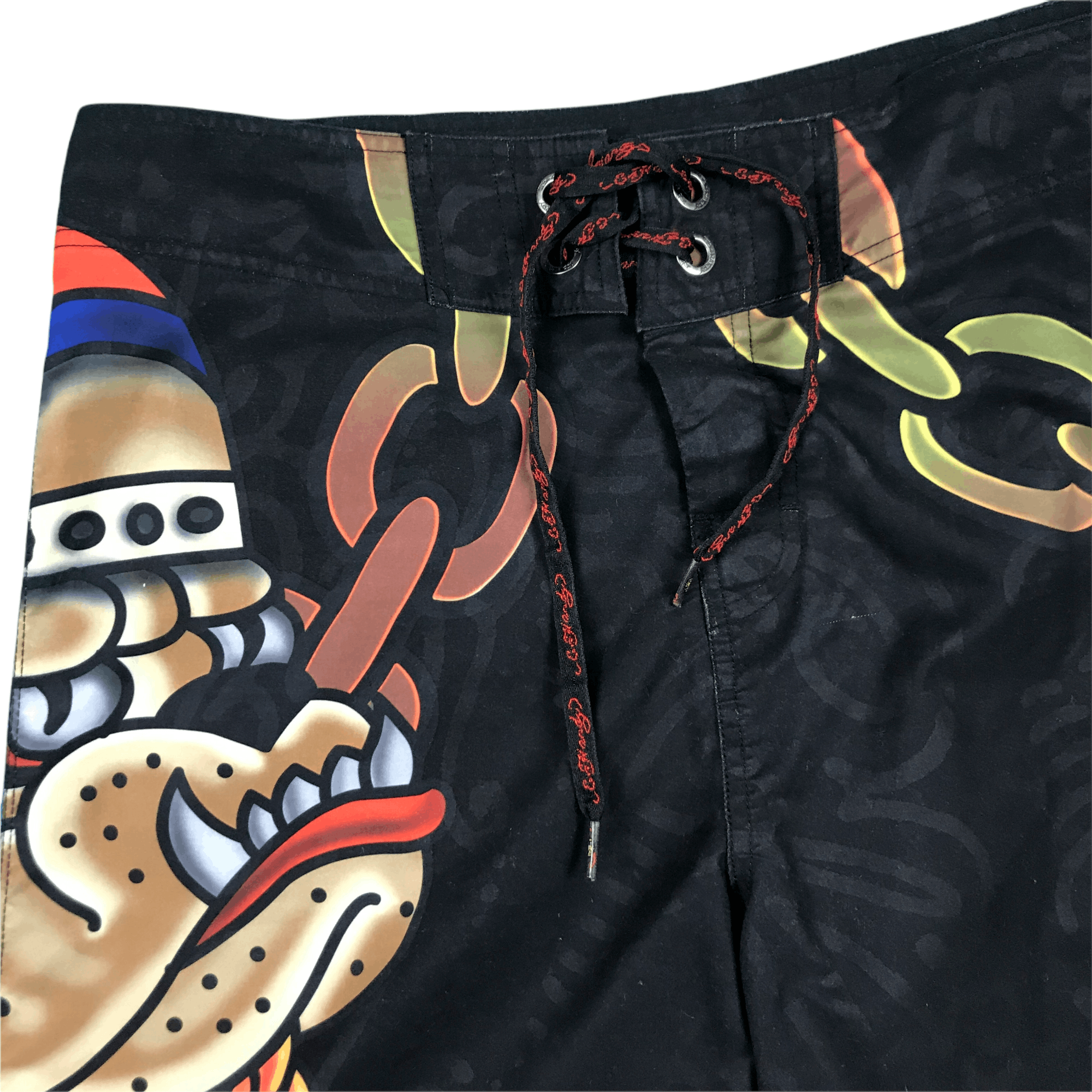 Christian Audigier Ed Hardy Shorts Drip Pitbull Size US 34 / EU 50 - 2 Thumbnail