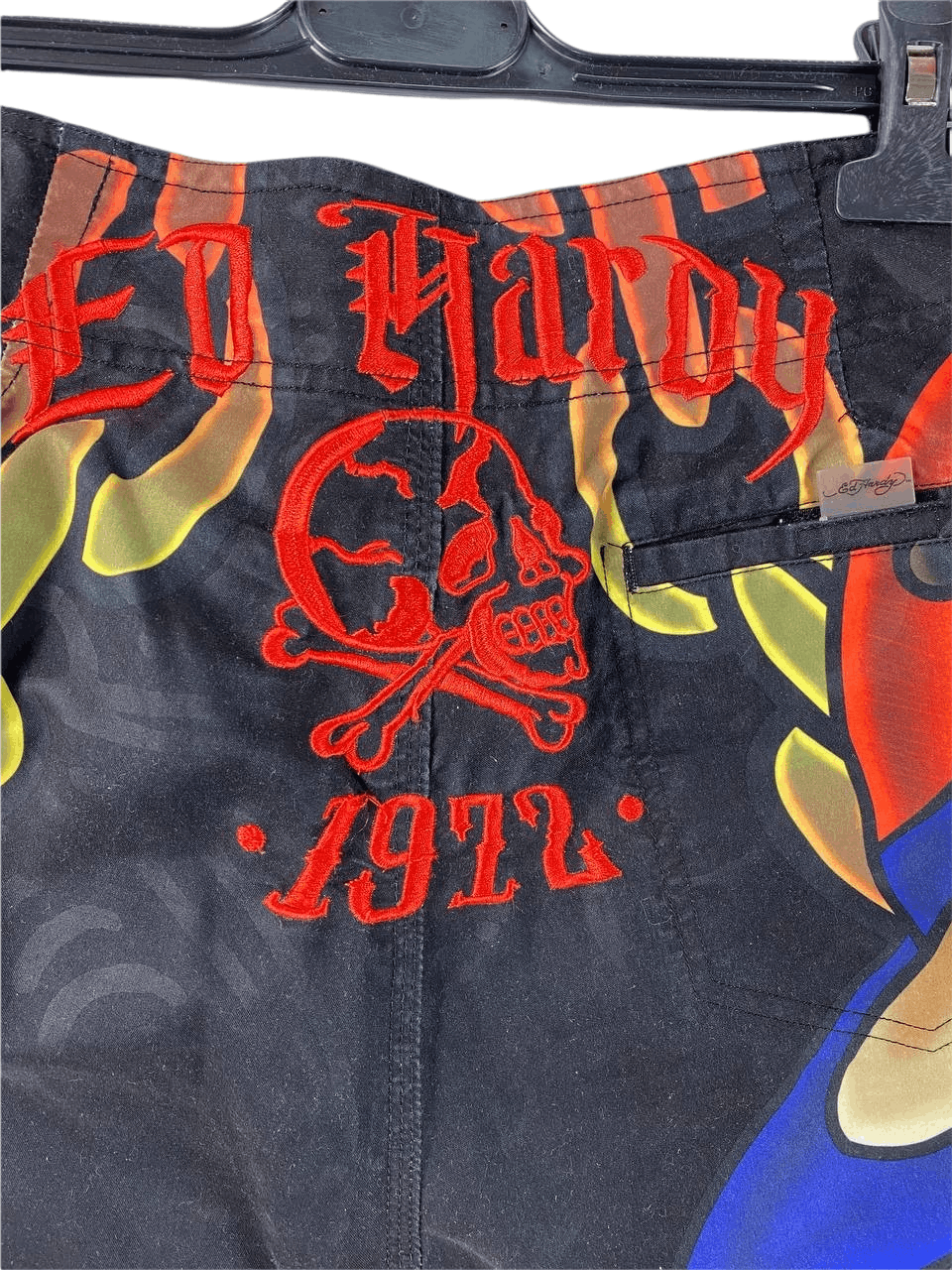Christian Audigier Ed Hardy Shorts Drip Pitbull Size US 34 / EU 50 - 7 Thumbnail